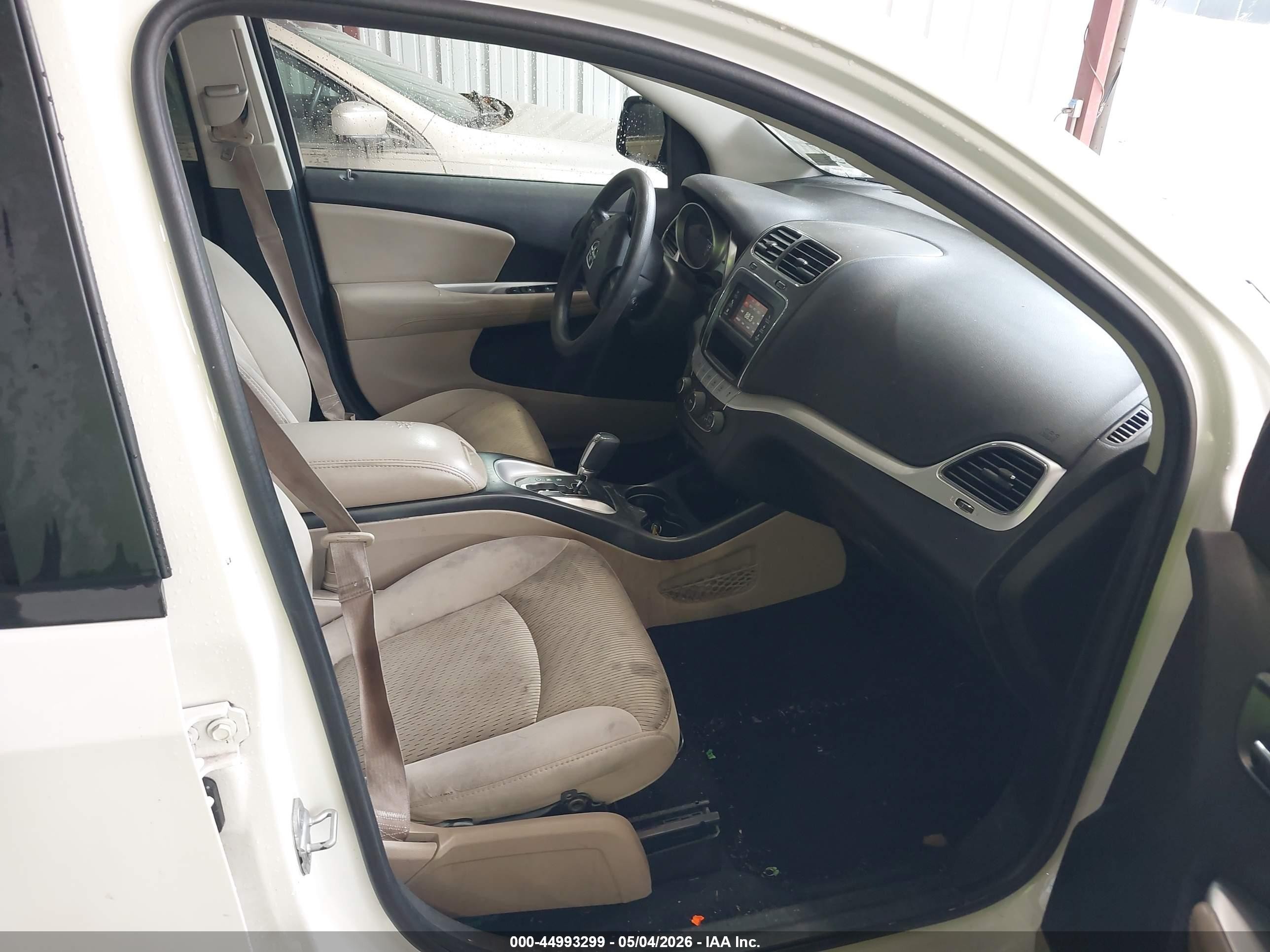 2013 Dodge Journey Sxt White vin: 3C4PDDBG3DT592412
