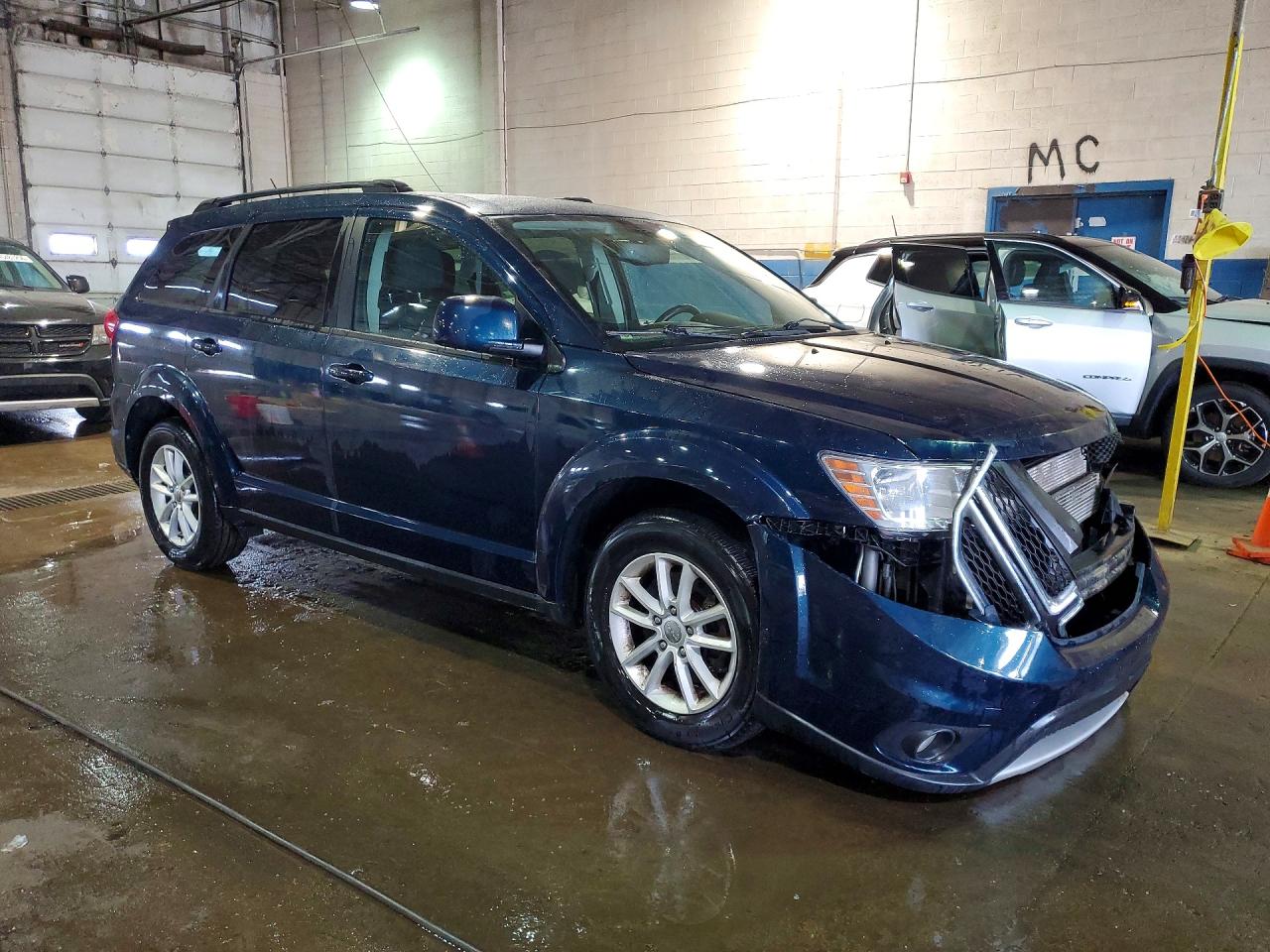 2014 Dodge Journey Sxt Синий vin: 3C4PDDBG3ET144446