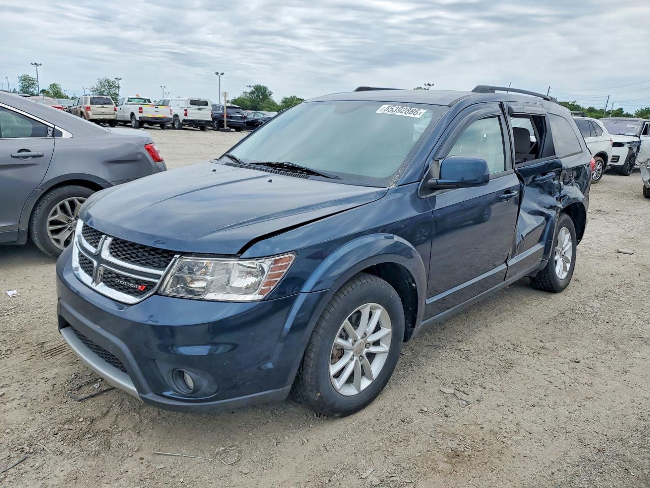2014 Dodge Journey Sxt Blue vin: 3C4PDDBG3ET192917