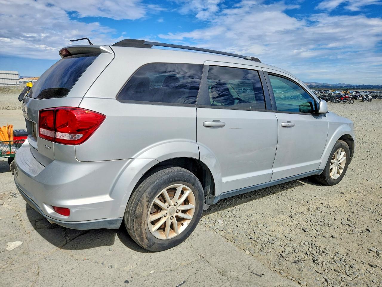2014 Dodge Journey Sxt Silver vin: 3C4PDDBG3ET250847