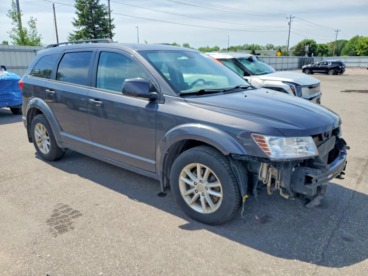 2014 Dodge Journey Sxt Gray vin: 3C4PDDBG3ET259354