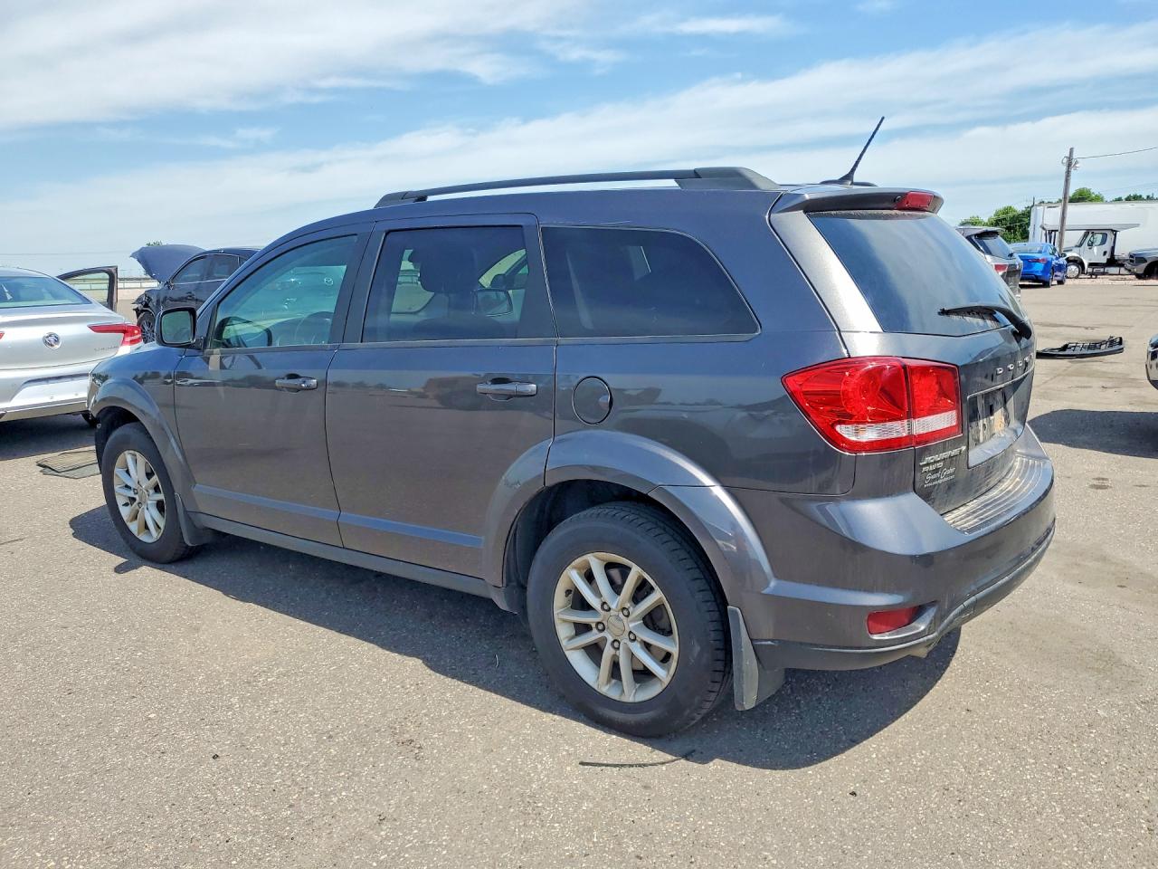 2014 Dodge Journey Sxt Gray vin: 3C4PDDBG3ET259354