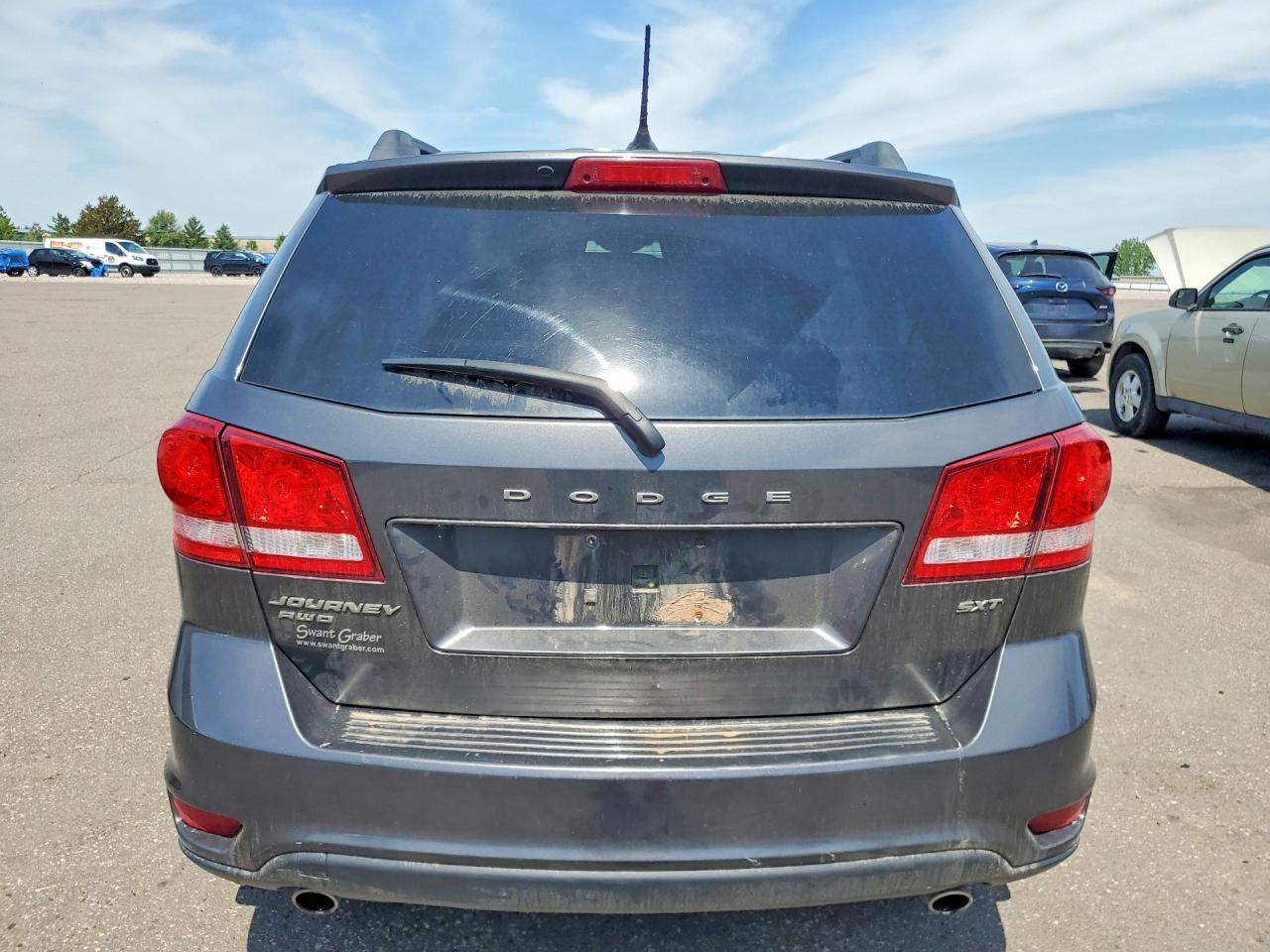 2014 Dodge Journey Sxt Gray vin: 3C4PDDBG3ET259354