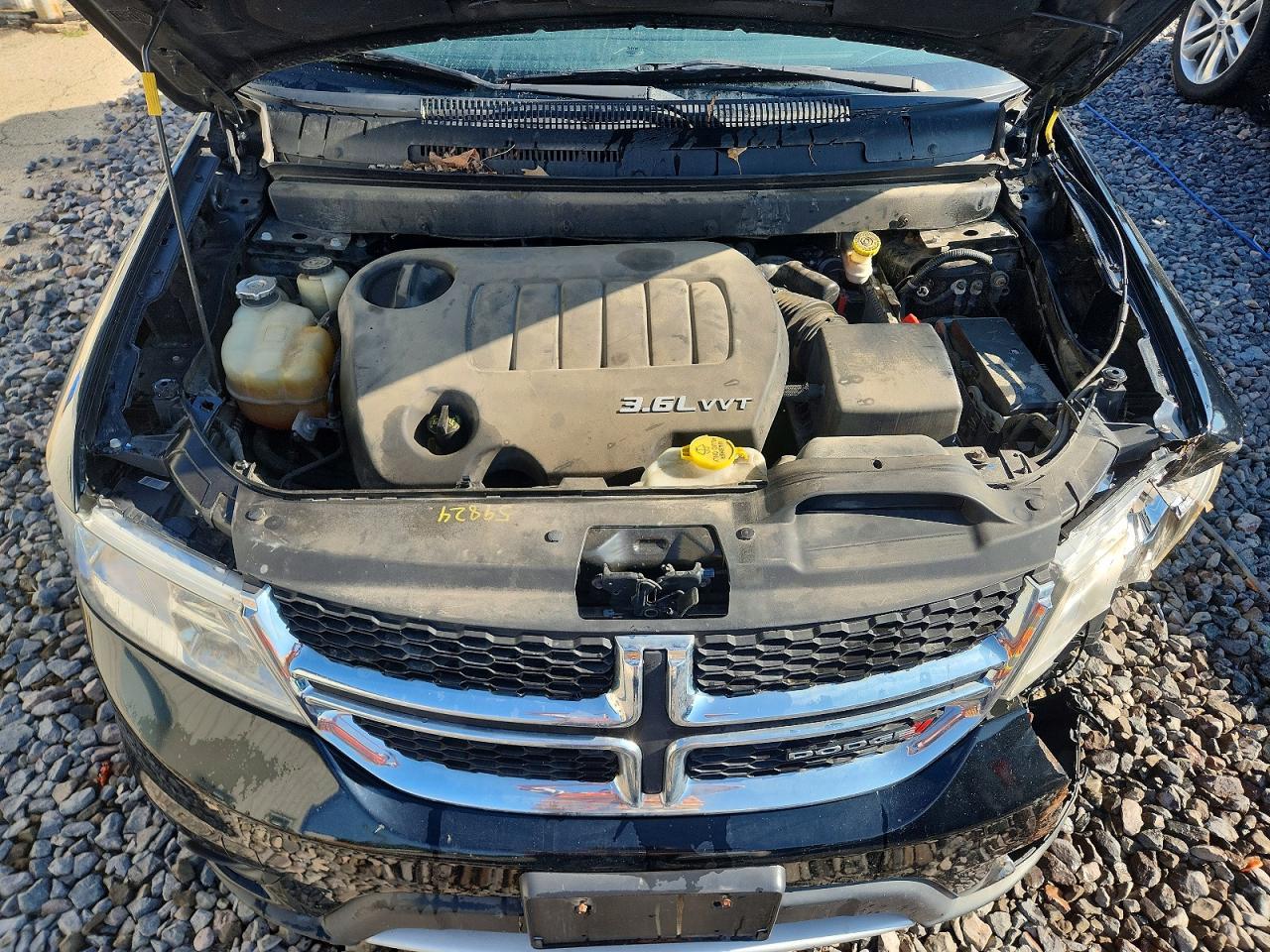2015 Dodge Journey Sxt Черный vin: 3C4PDDBG3FT608661