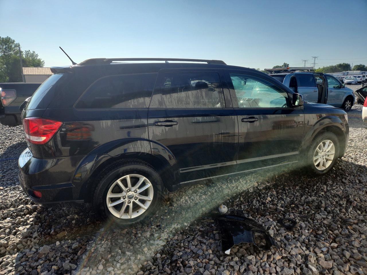 2015 Dodge Journey Sxt Черный vin: 3C4PDDBG3FT608661