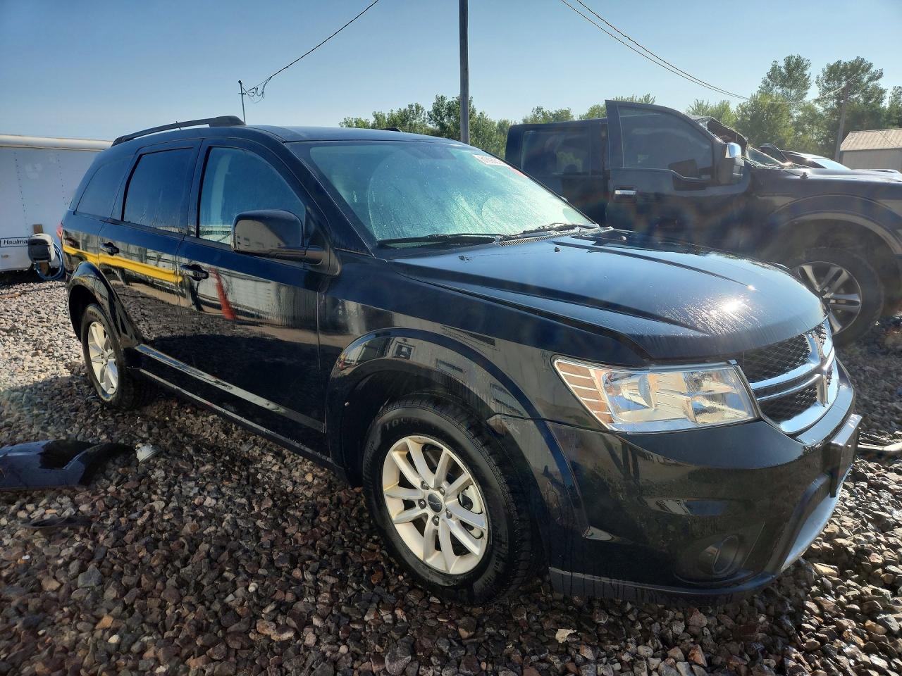 2015 Dodge Journey Sxt Черный vin: 3C4PDDBG3FT608661