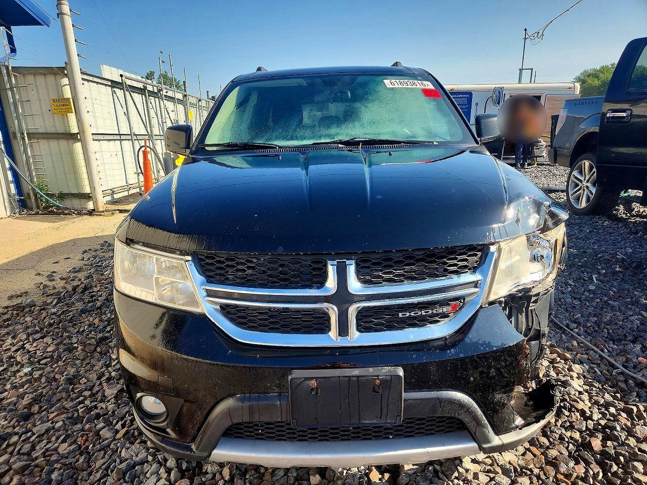 2015 Dodge Journey Sxt Черный vin: 3C4PDDBG3FT608661