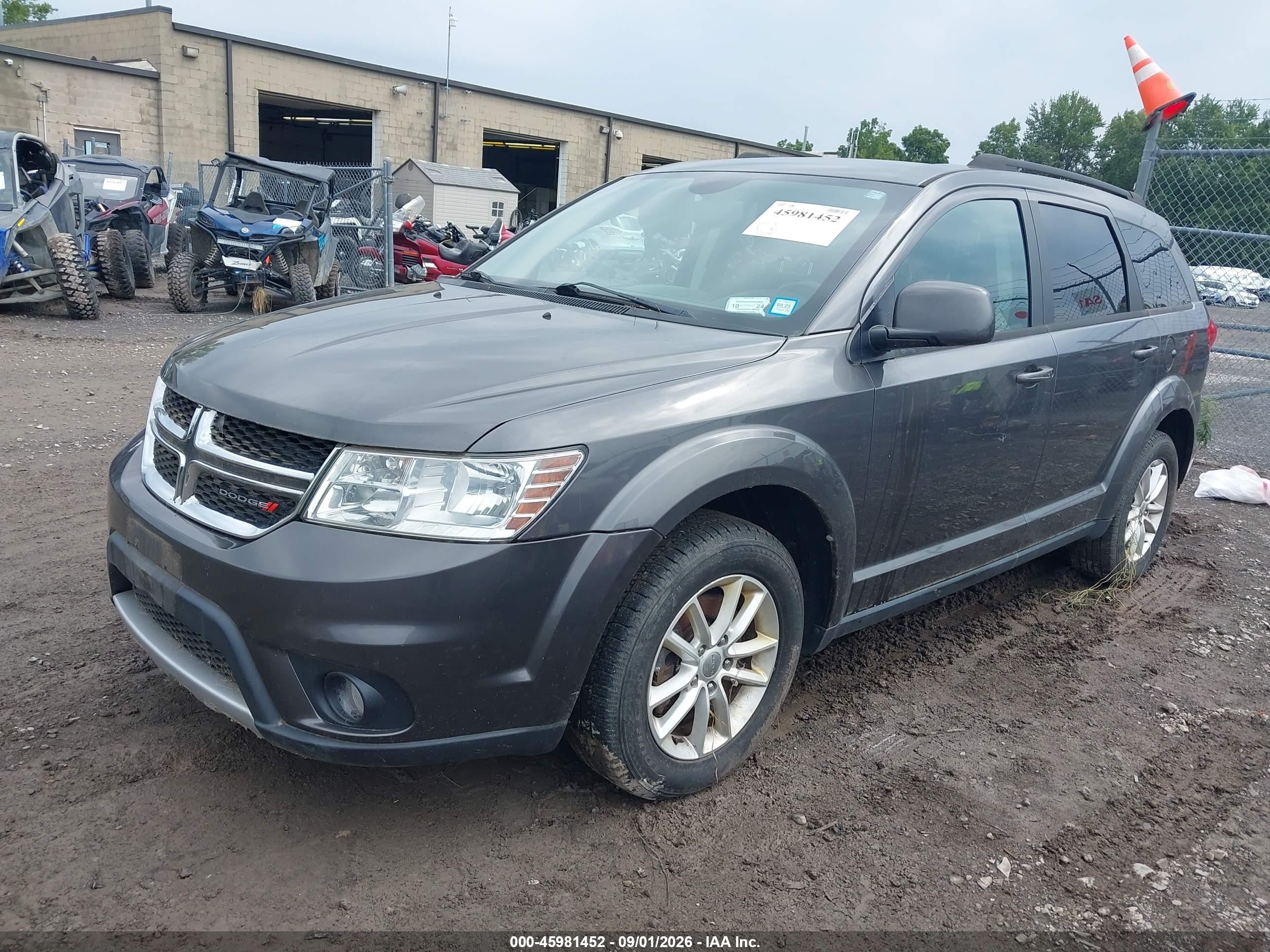 2015 Dodge Journey Sxt Gray vin: 3C4PDDBG3FT618963