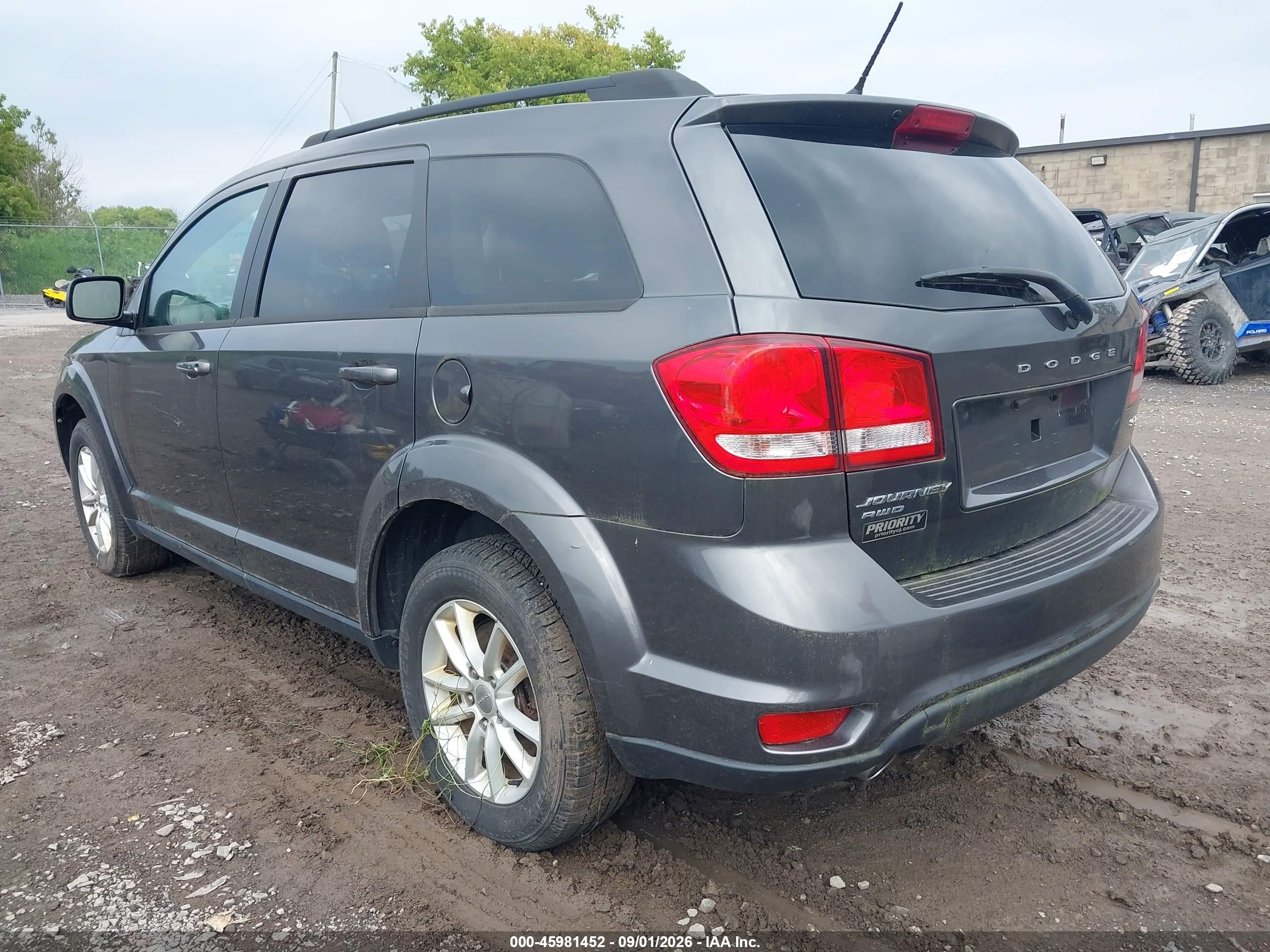 2015 Dodge Journey Sxt Gray vin: 3C4PDDBG3FT618963