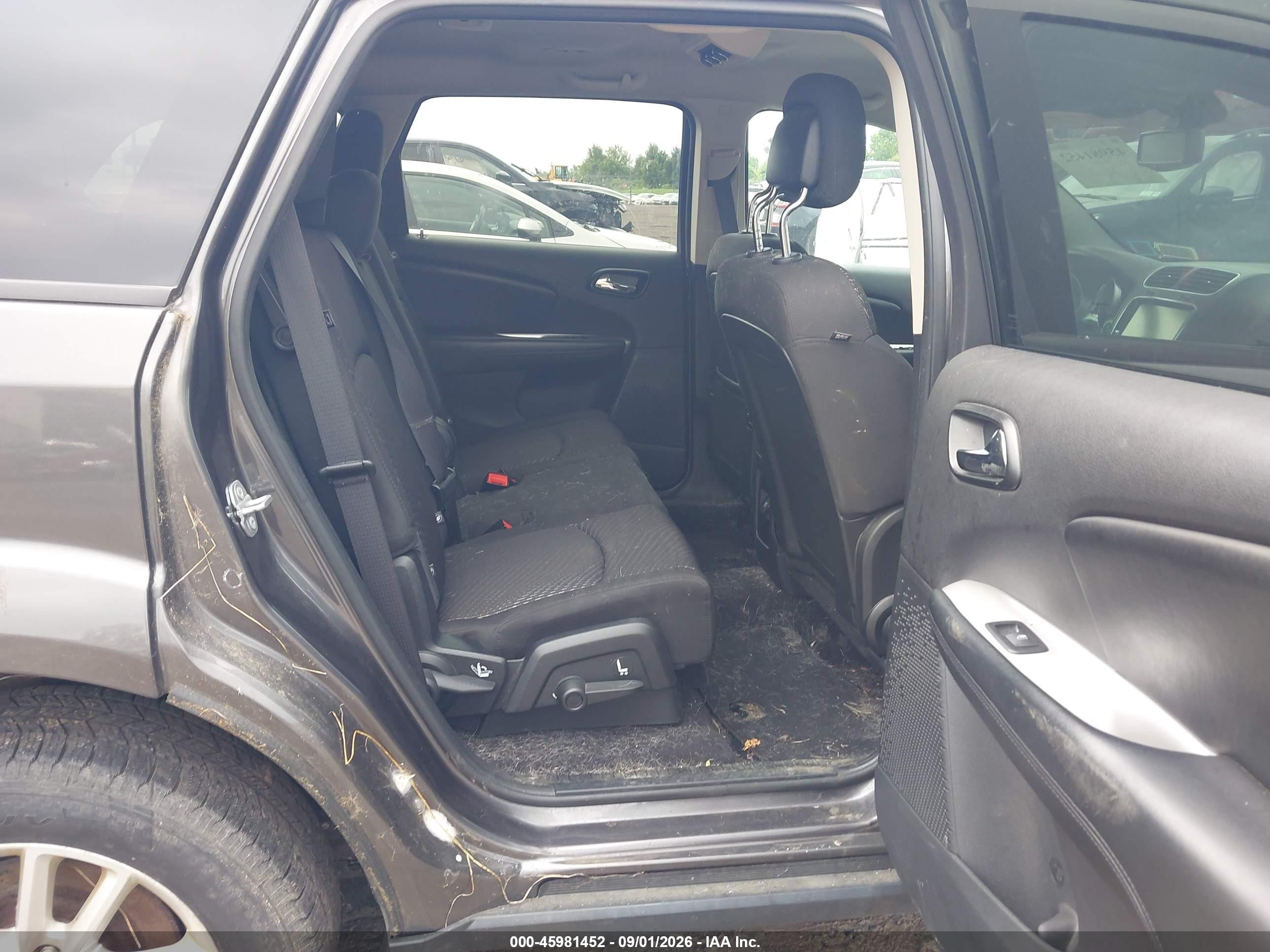 2015 Dodge Journey Sxt Gray vin: 3C4PDDBG3FT618963