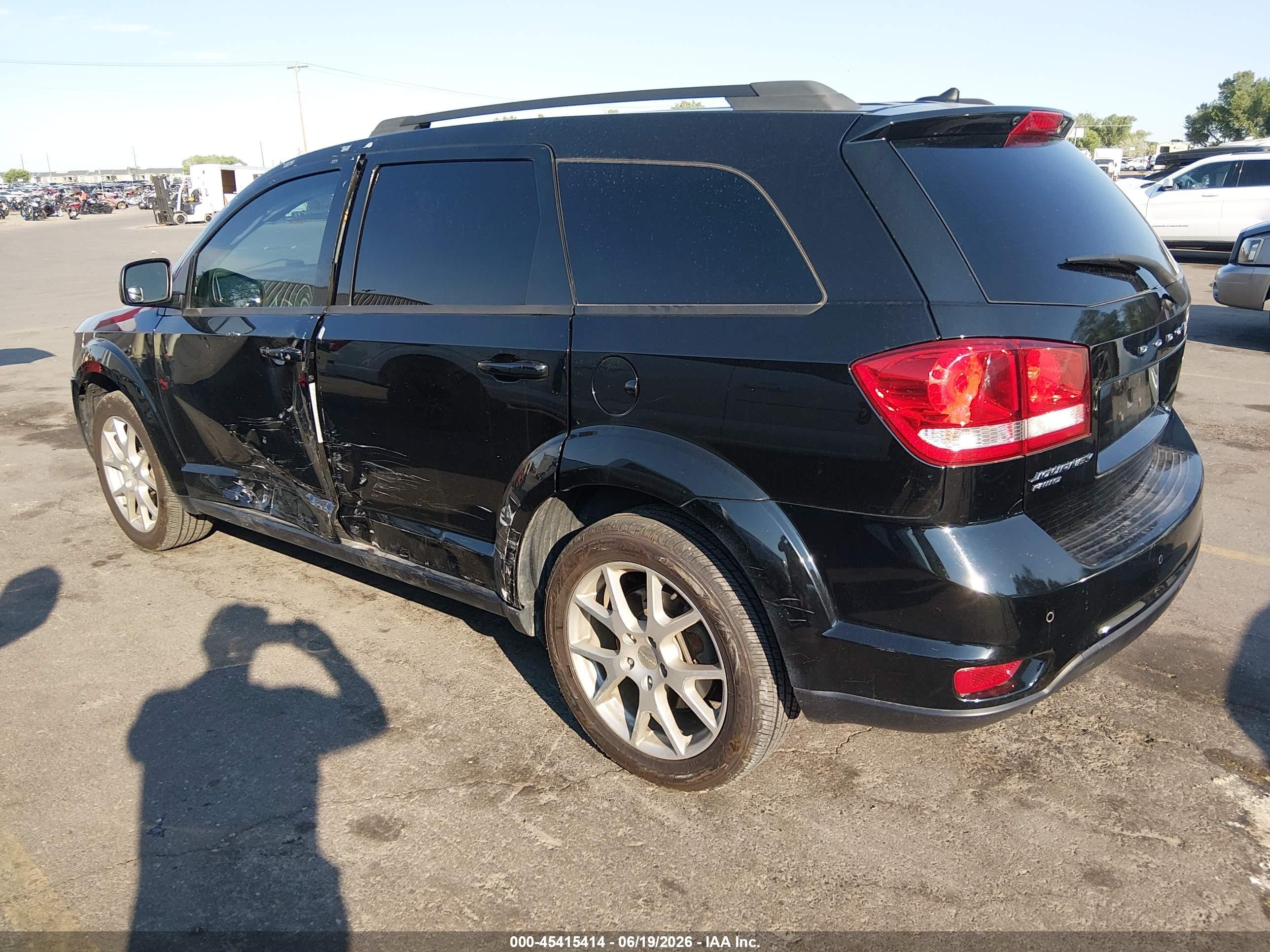 2015 Dodge Journey Sxt Black vin: 3C4PDDBG3FT676085