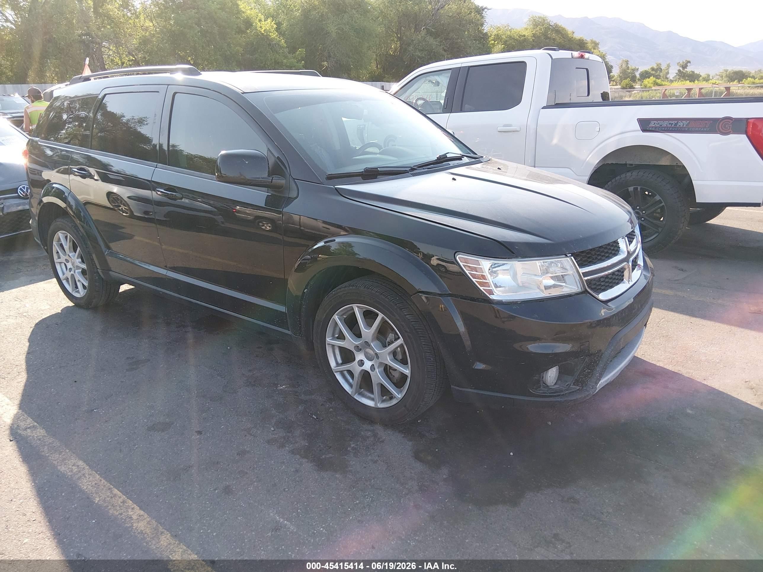 2015 Dodge Journey Sxt Black vin: 3C4PDDBG3FT676085