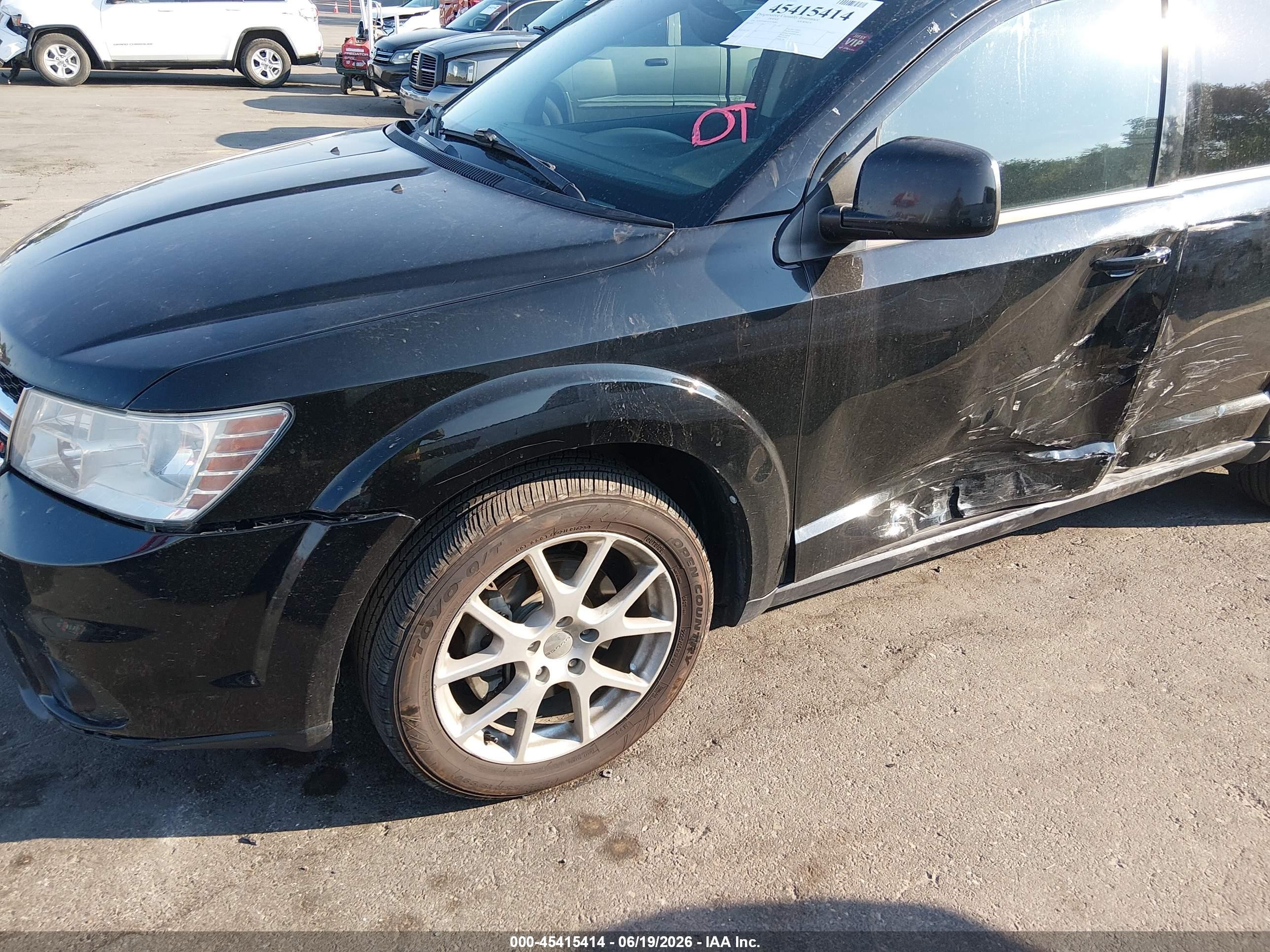 2015 Dodge Journey Sxt Black vin: 3C4PDDBG3FT676085
