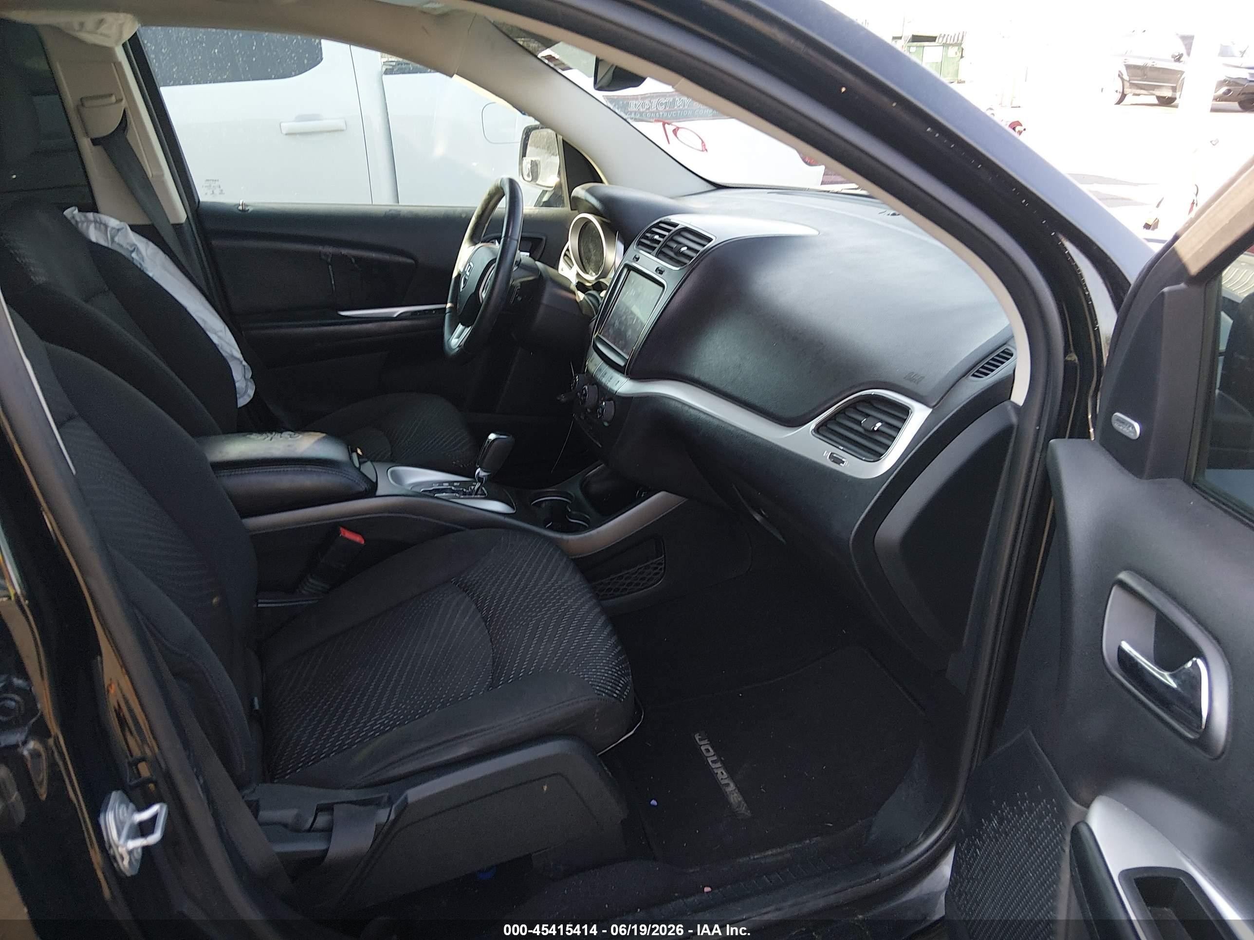 2015 Dodge Journey Sxt Black vin: 3C4PDDBG3FT676085