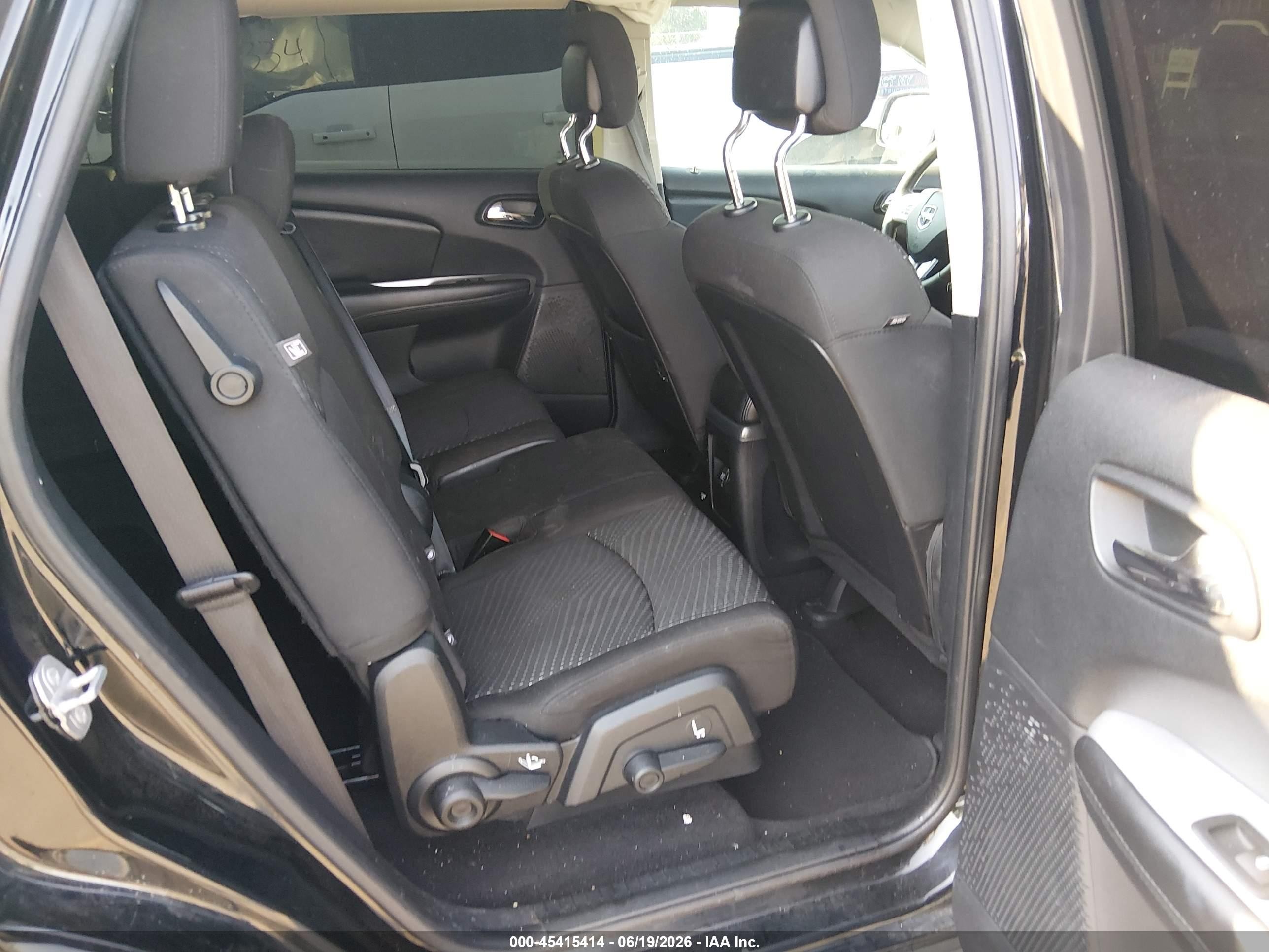2015 Dodge Journey Sxt Black vin: 3C4PDDBG3FT676085