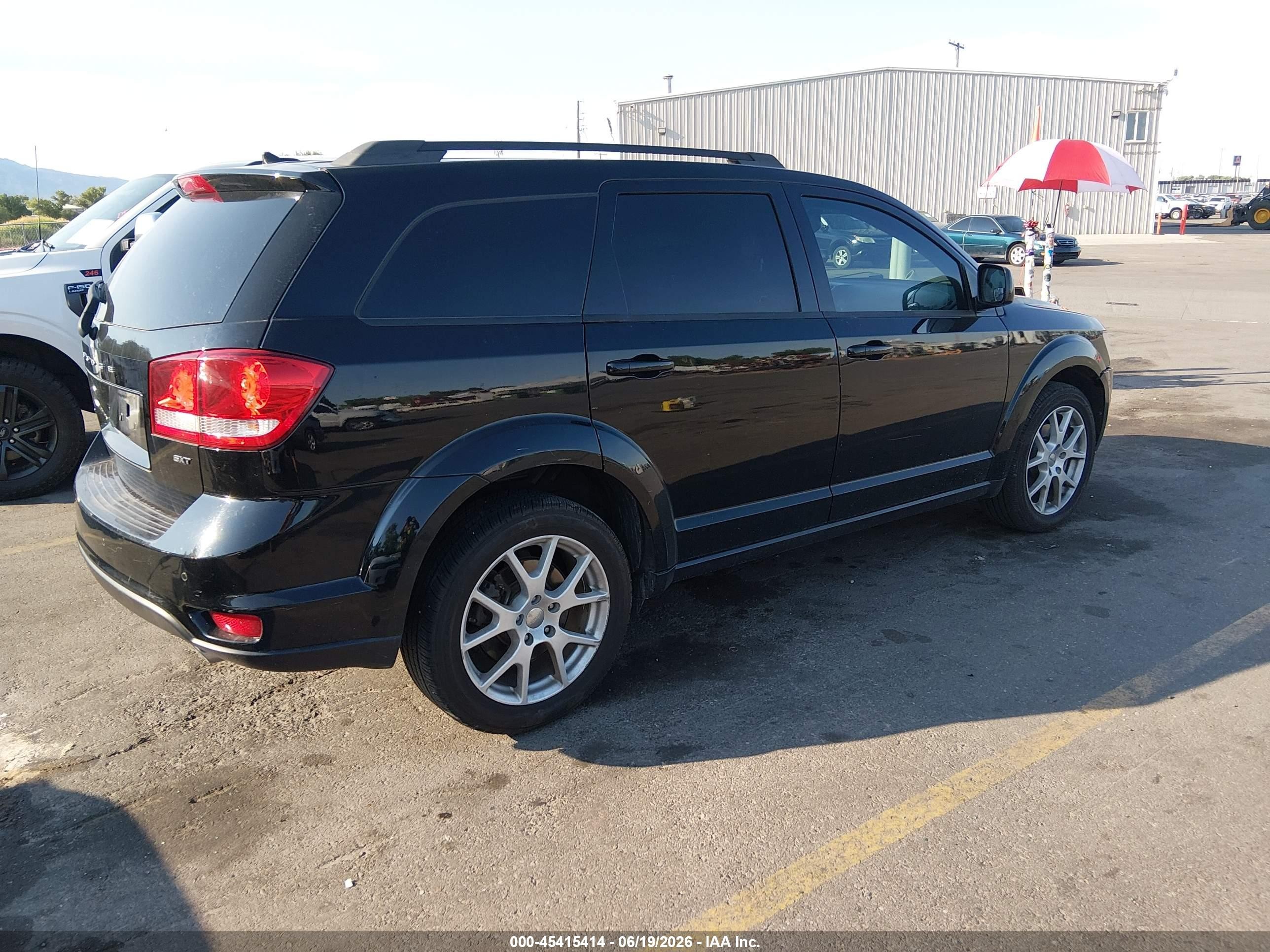 2015 Dodge Journey Sxt Black vin: 3C4PDDBG3FT676085
