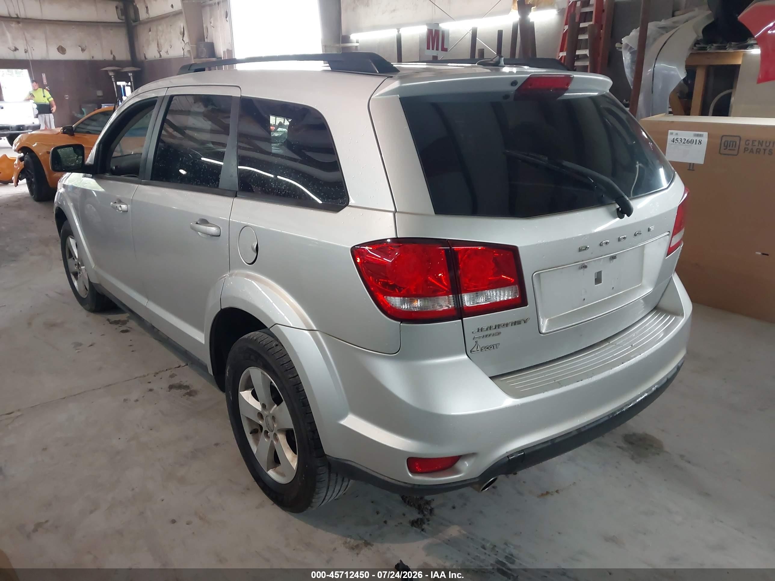 2012 Dodge Journey Sxt Silver vin: 3C4PDDBG4CT154884