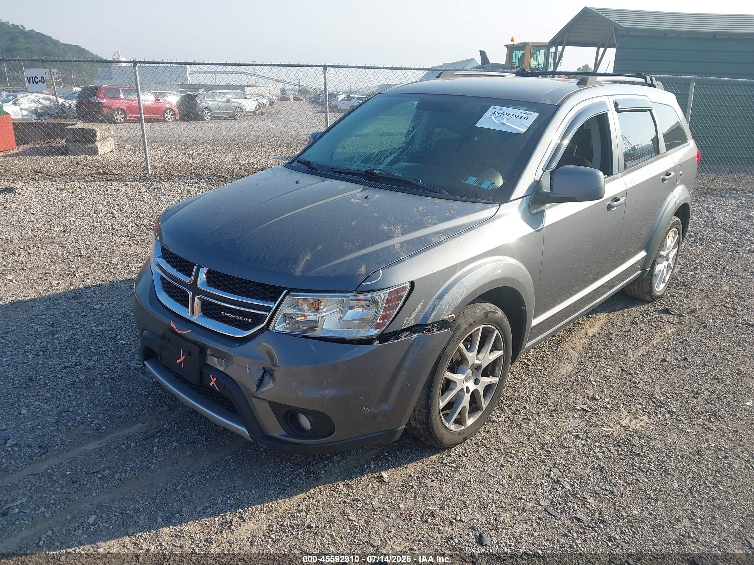2012 Dodge Journey Sxt Gray vin: 3C4PDDBG4CT181504
