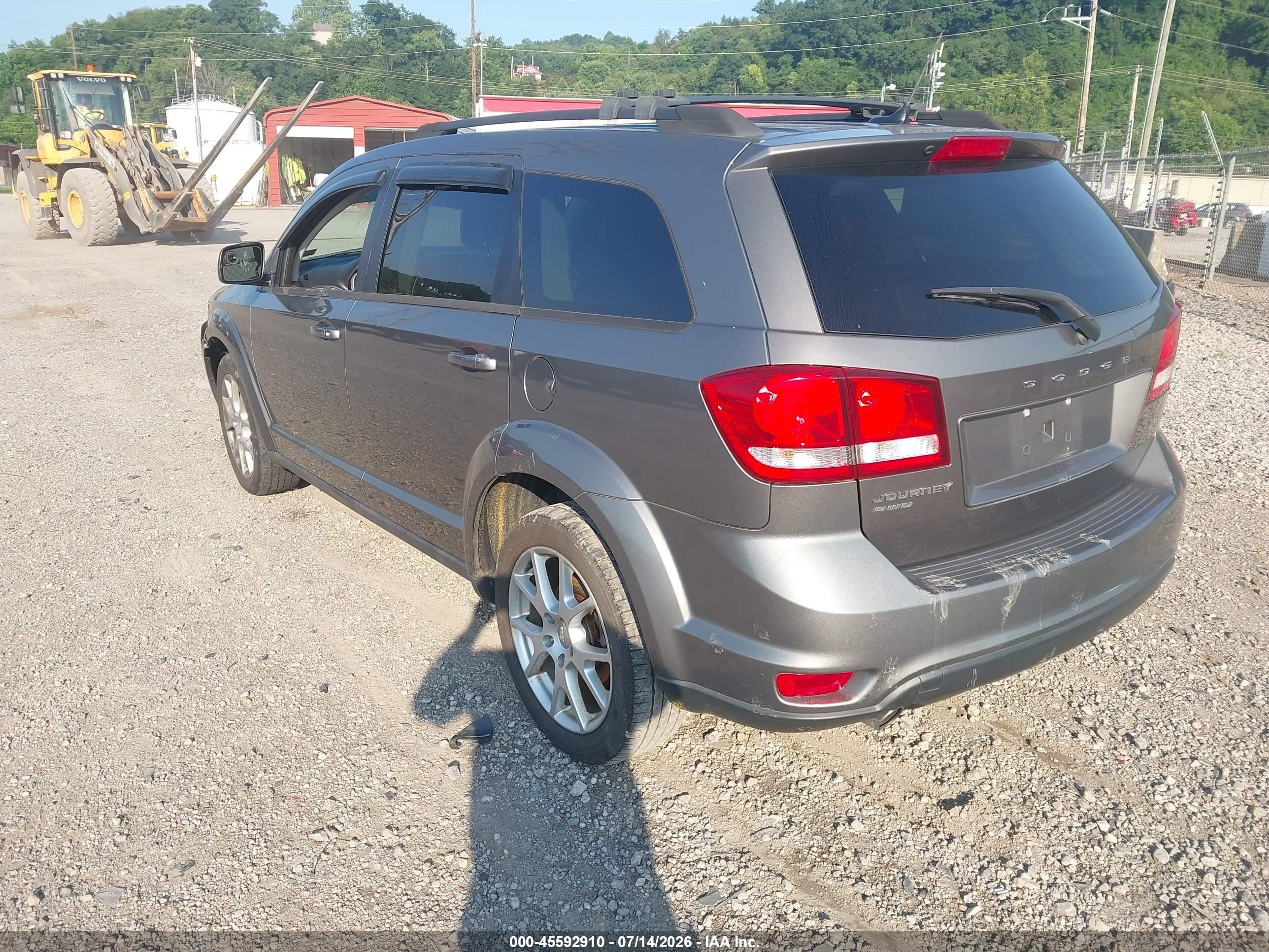 2012 Dodge Journey Sxt Gray vin: 3C4PDDBG4CT181504