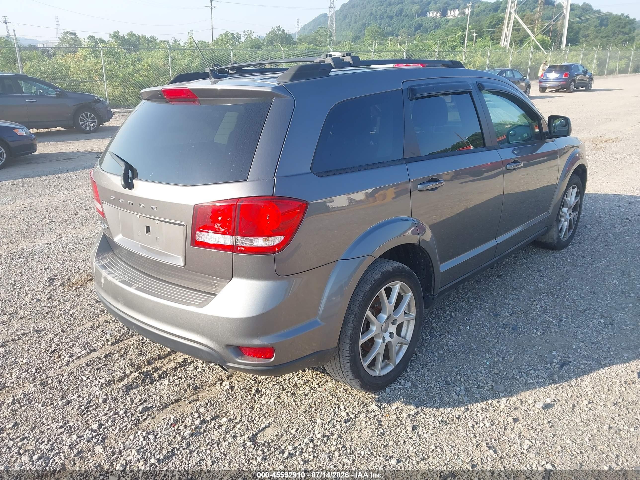 2012 Dodge Journey Sxt Gray vin: 3C4PDDBG4CT181504