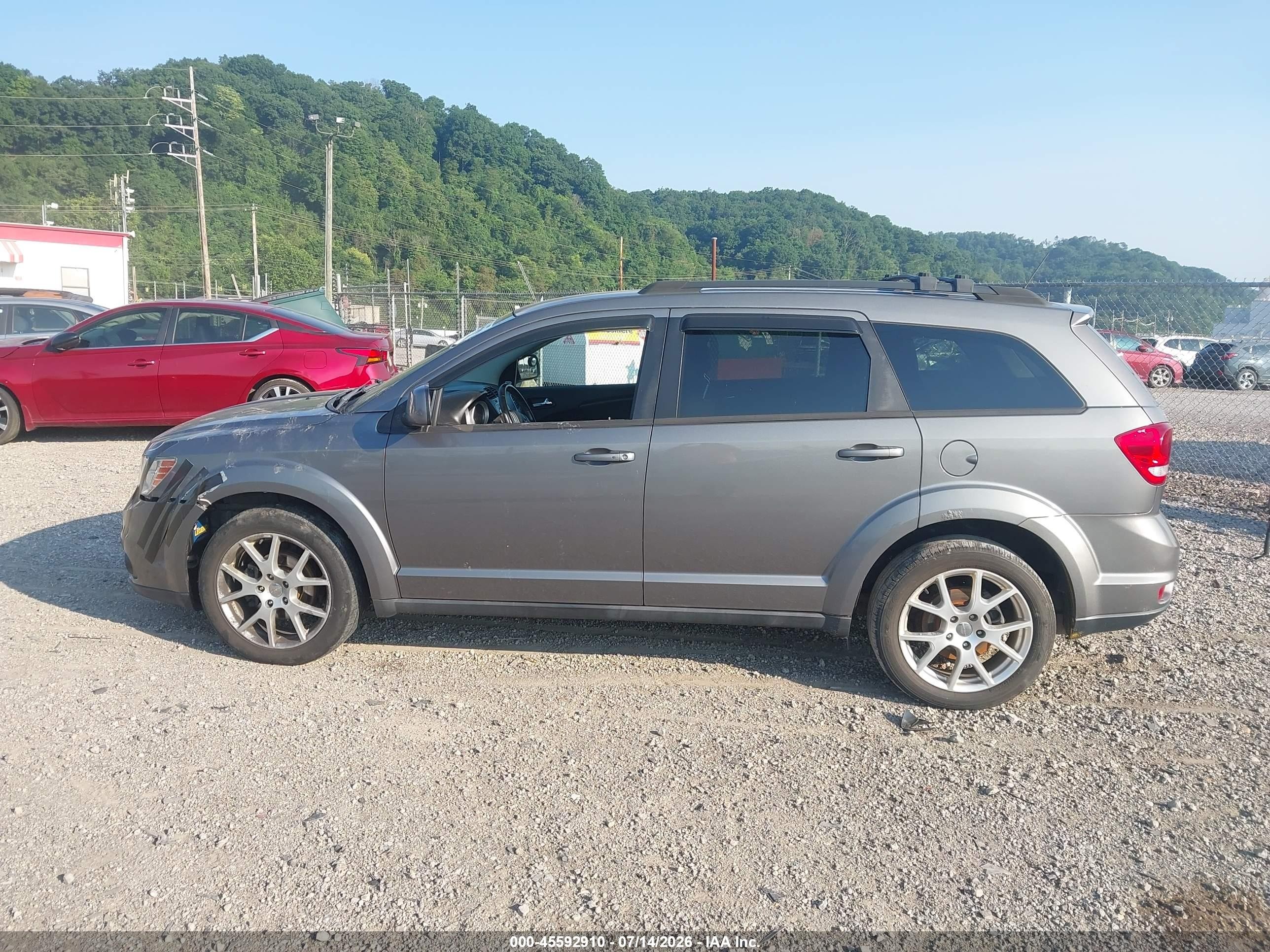 2012 Dodge Journey Sxt Gray vin: 3C4PDDBG4CT181504
