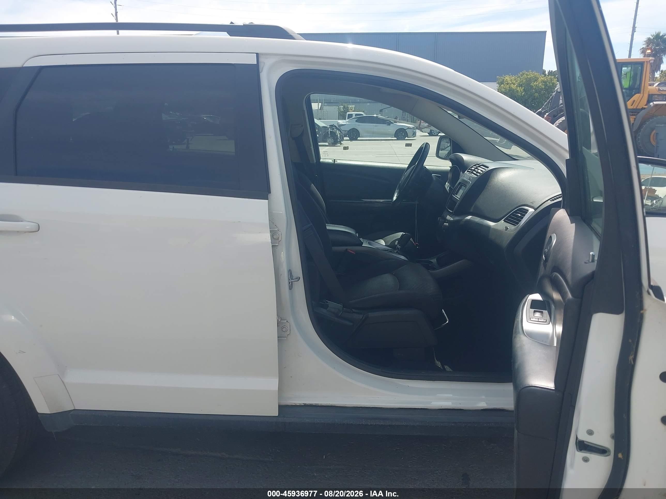 2013 Dodge Journey Sxt White vin: 3C4PDDBG4DT685388
