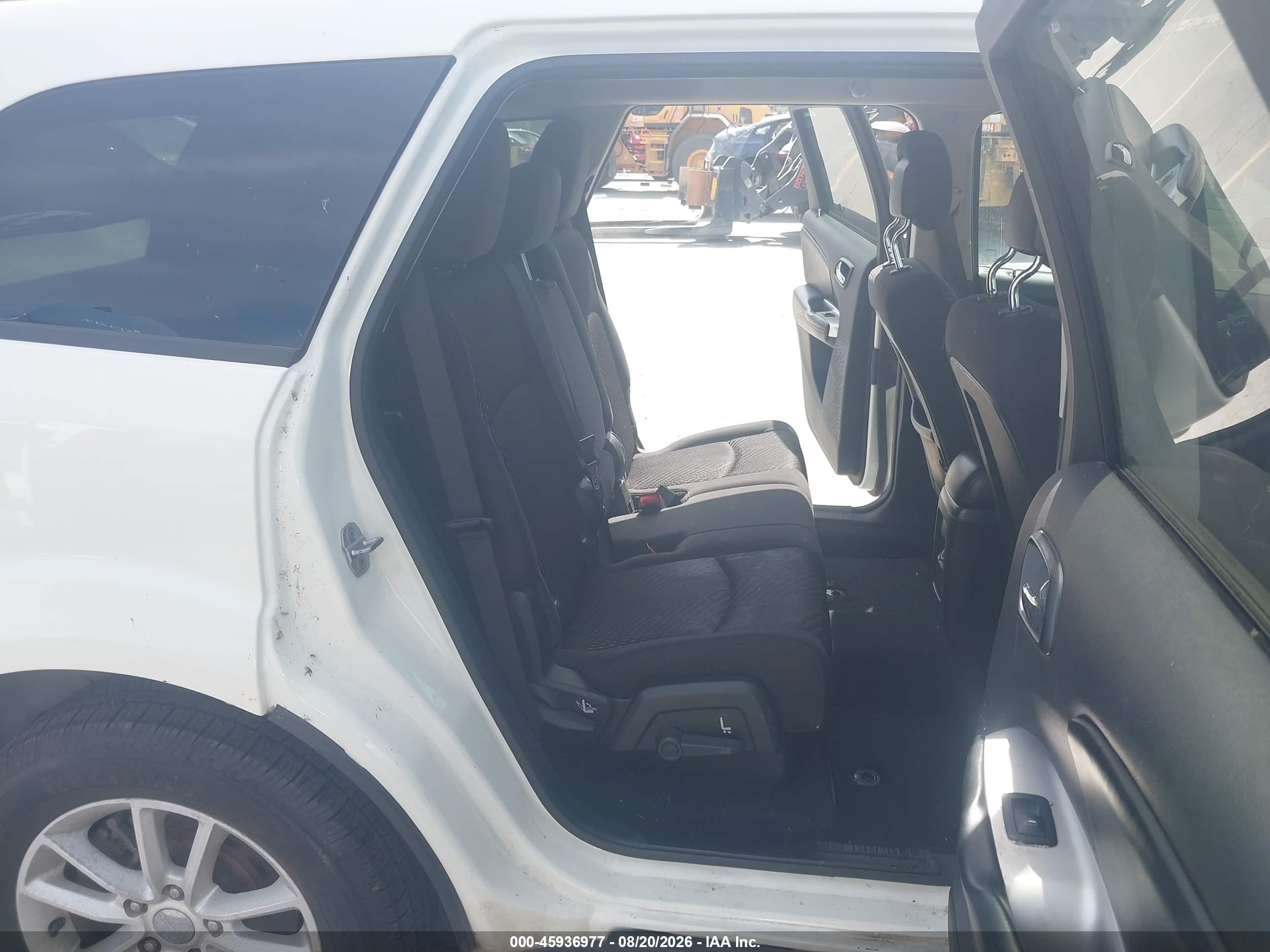 2013 Dodge Journey Sxt White vin: 3C4PDDBG4DT685388