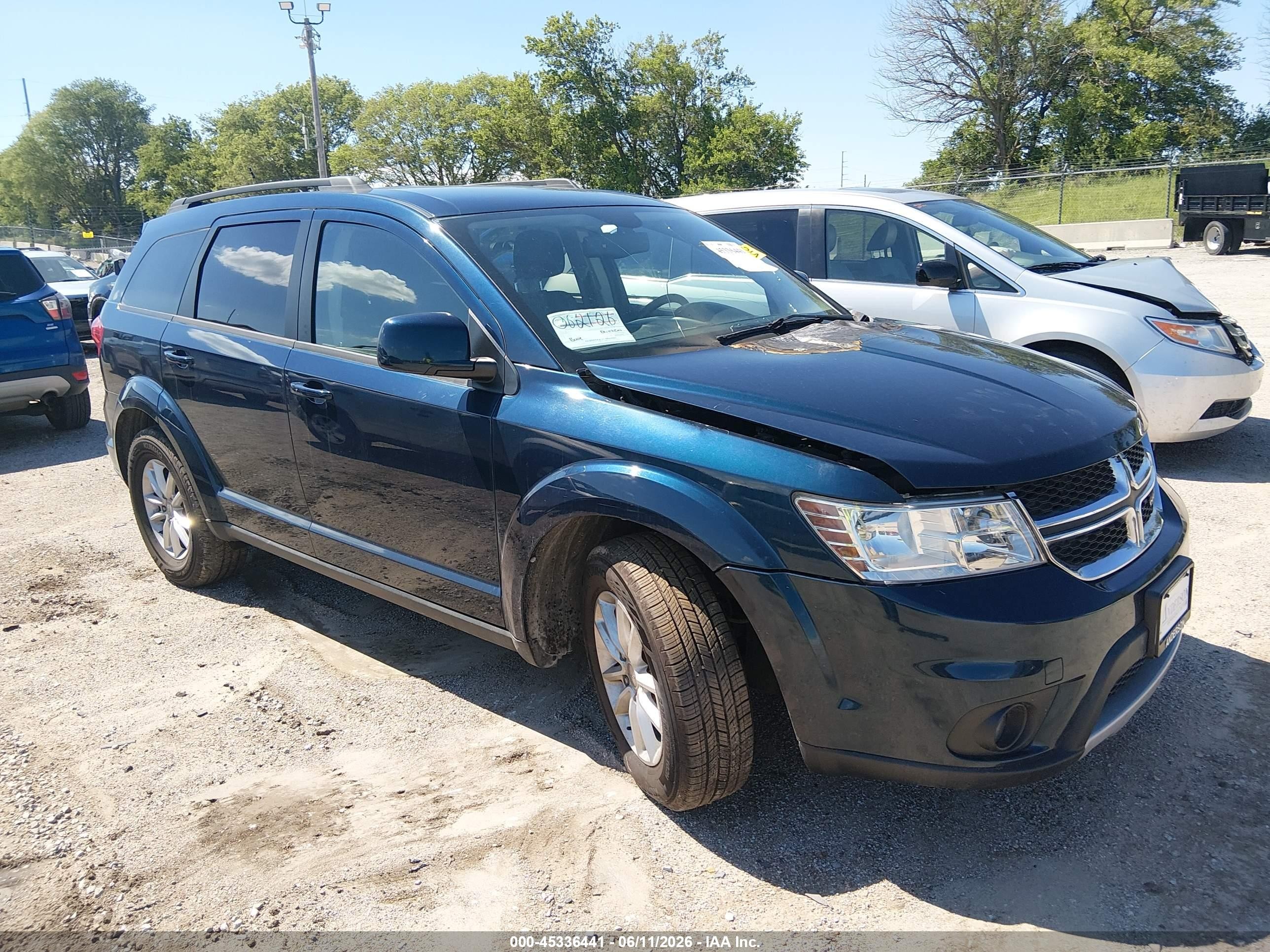 2014 Dodge Journey Sxt Blue vin: 3C4PDDBG4ET102903