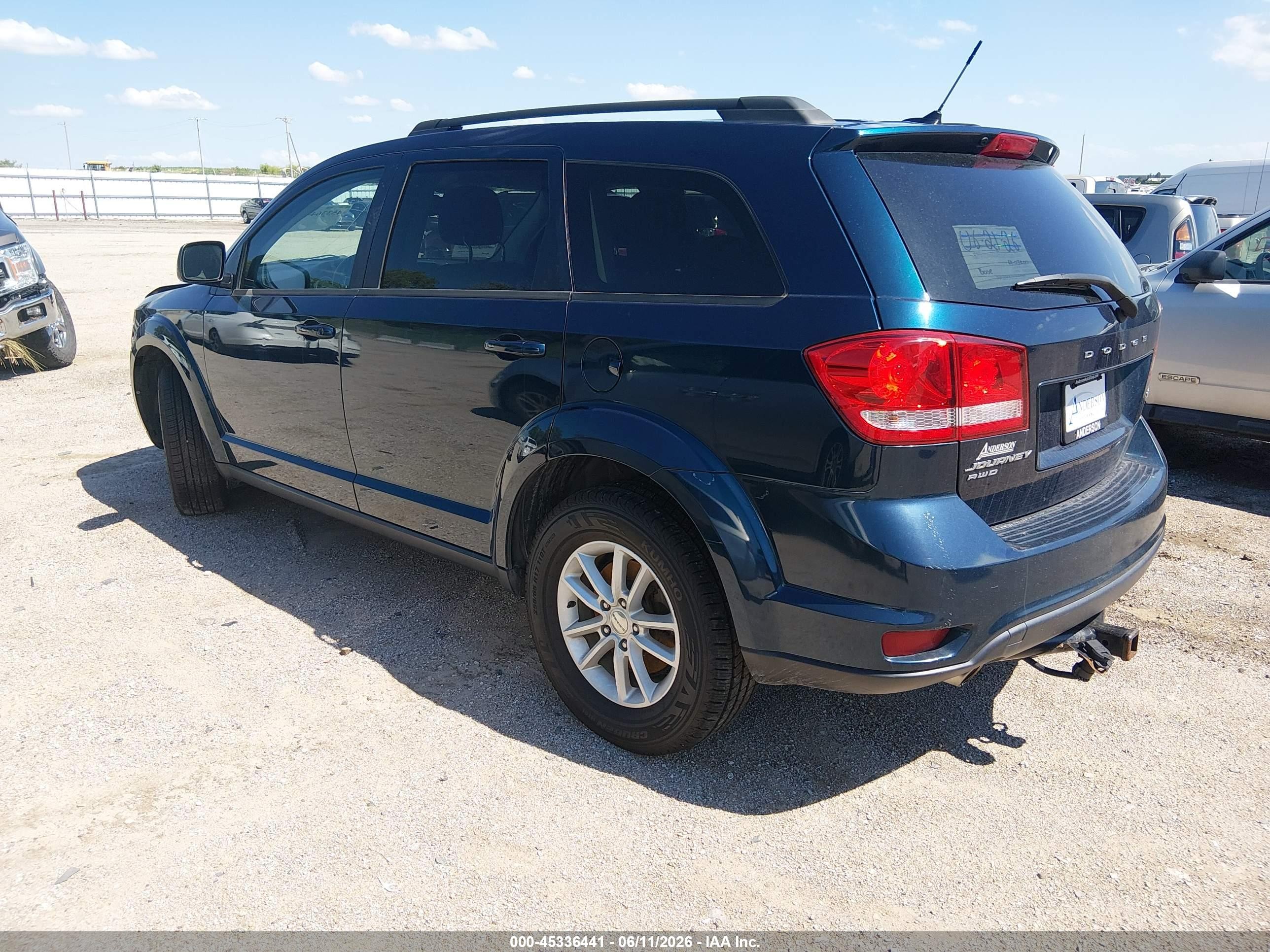 2014 Dodge Journey Sxt Blue vin: 3C4PDDBG4ET102903