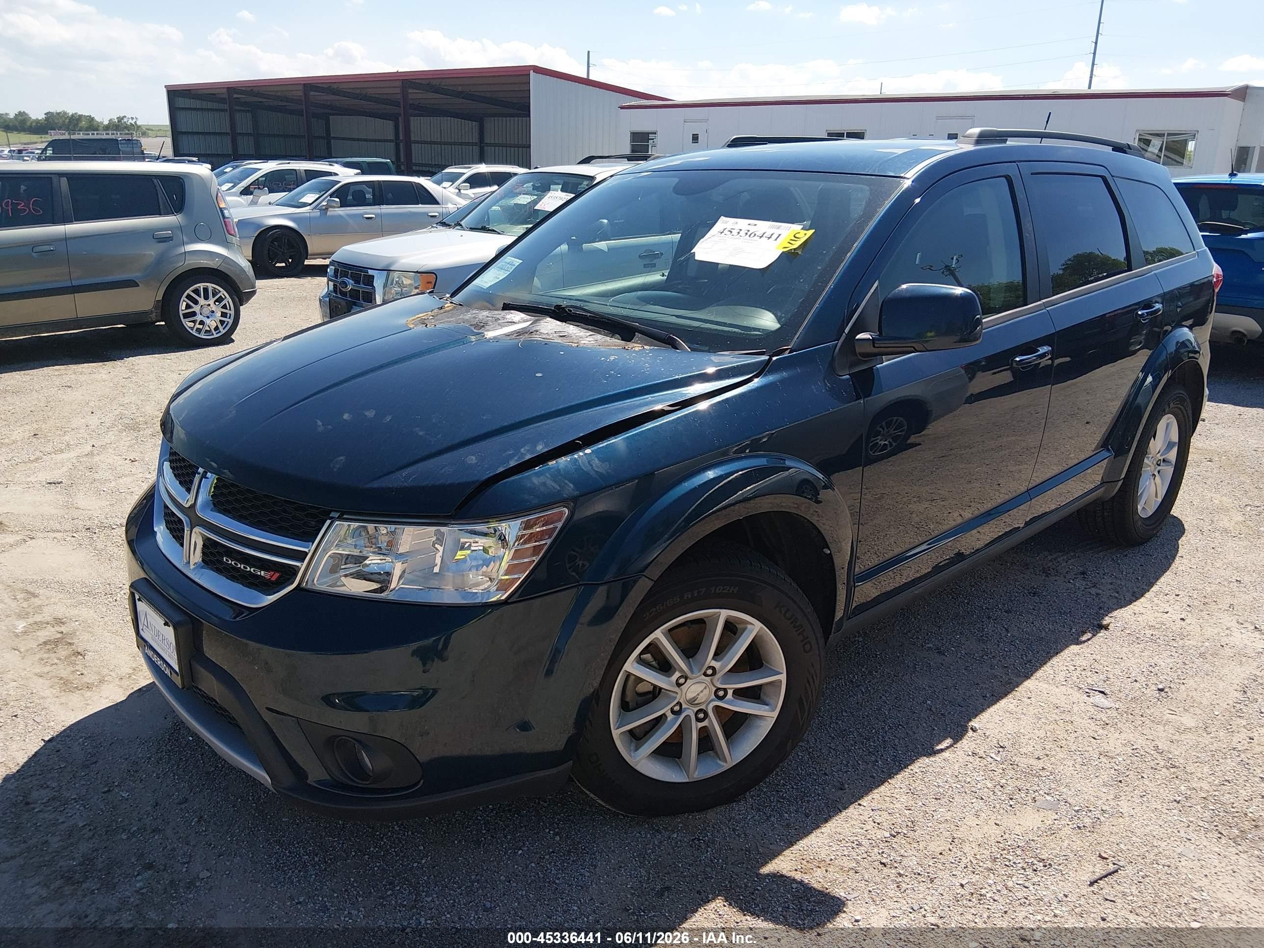 2014 Dodge Journey Sxt Blue vin: 3C4PDDBG4ET102903