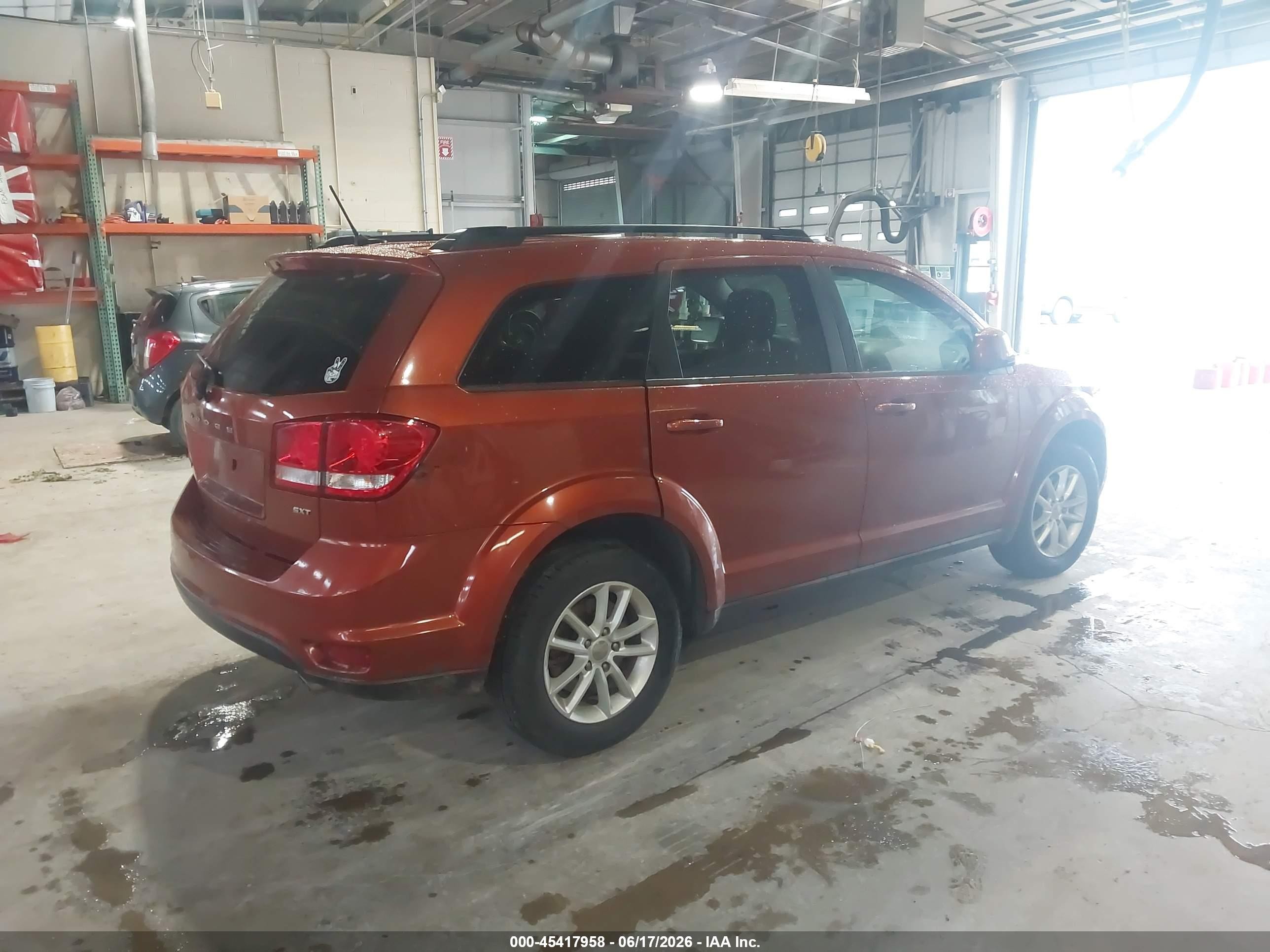 2014 Dodge Journey Sxt Orange vin: 3C4PDDBG4ET112928