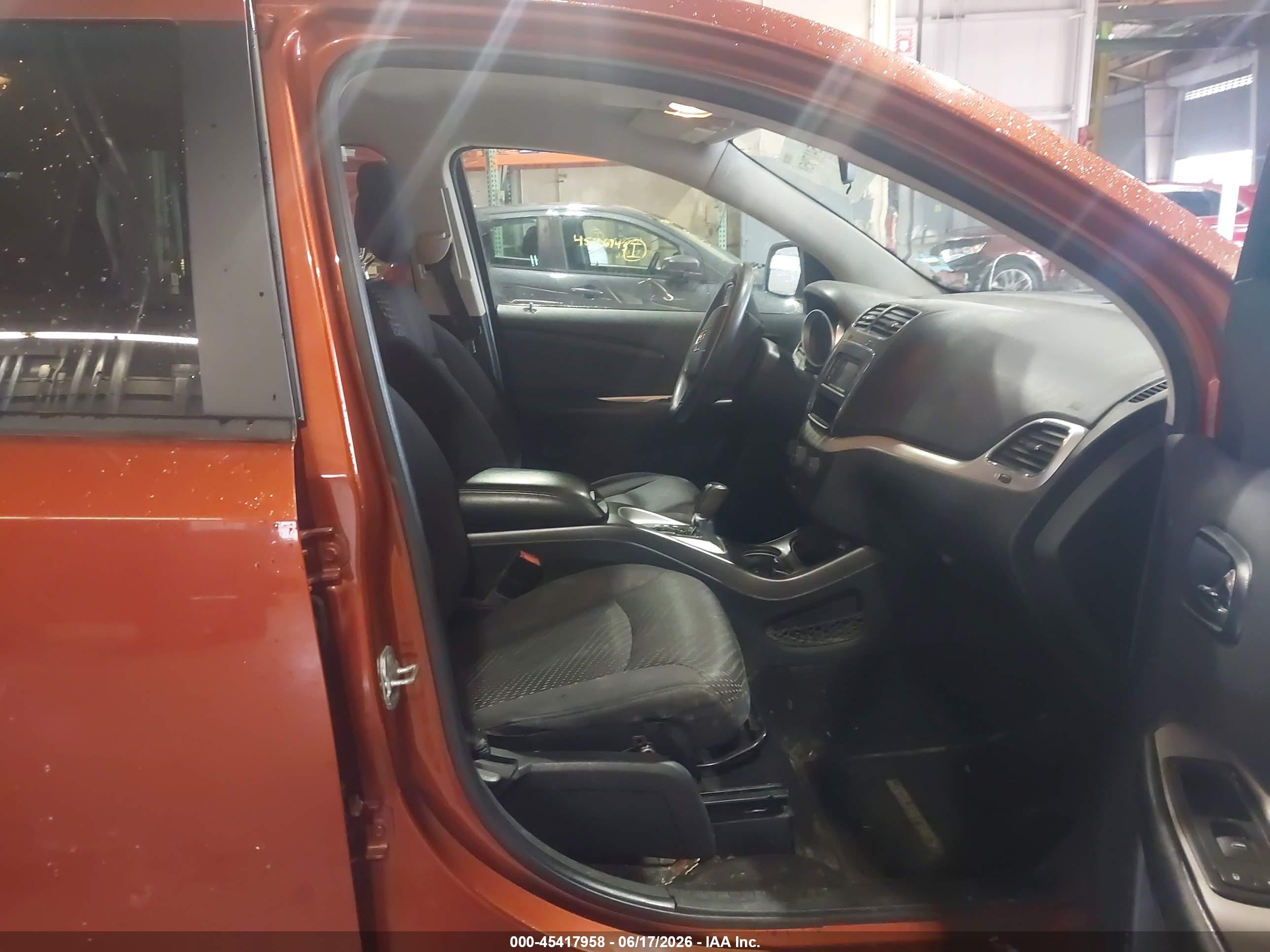 2014 Dodge Journey Sxt Orange vin: 3C4PDDBG4ET112928