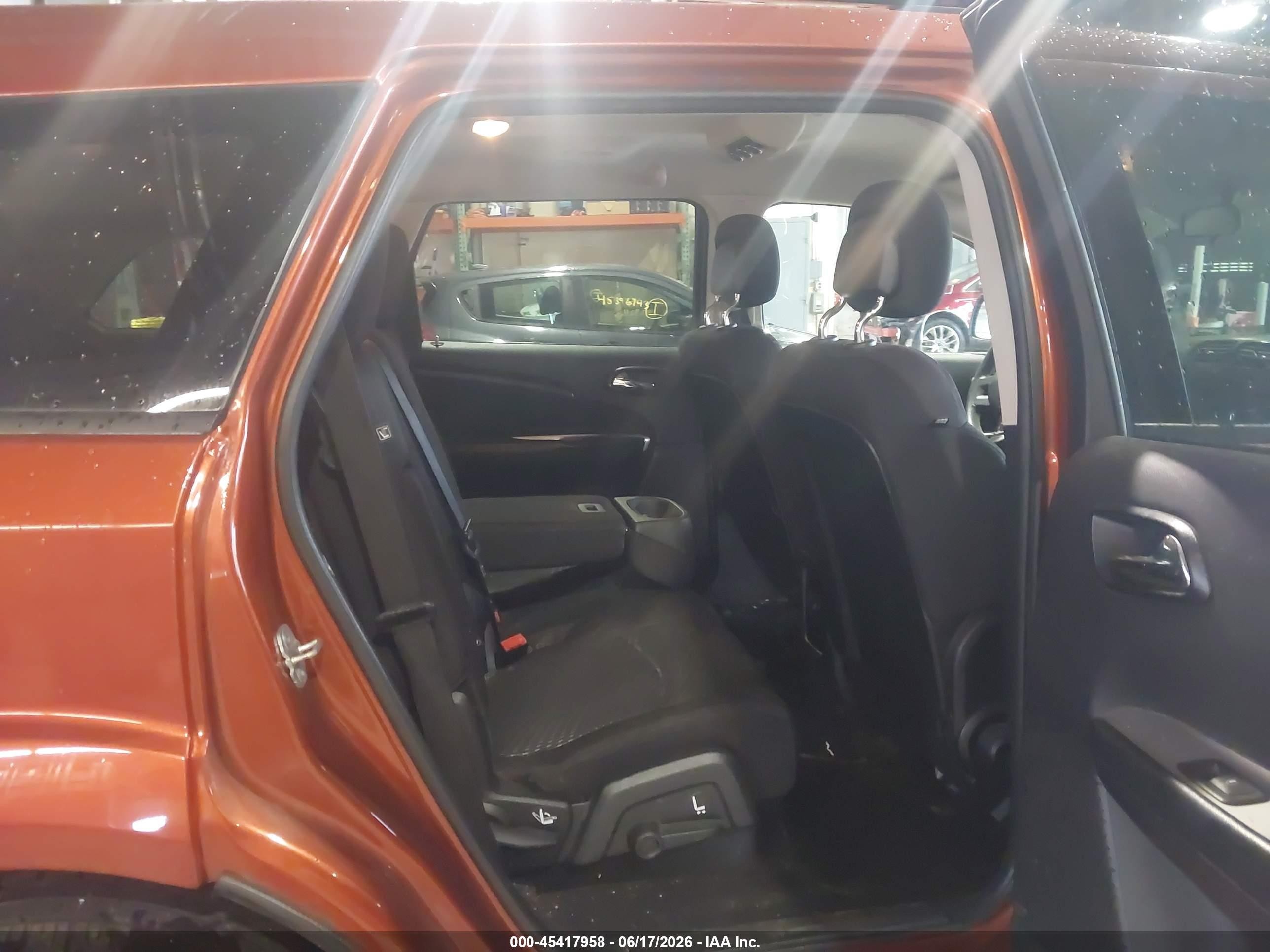2014 Dodge Journey Sxt Orange vin: 3C4PDDBG4ET112928