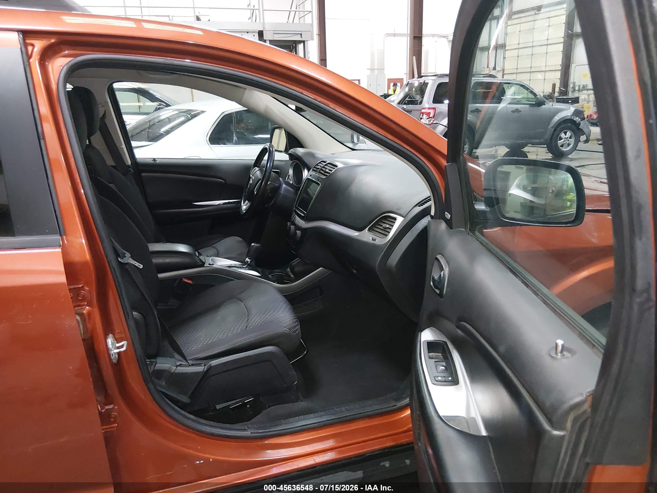 2014 Dodge Journey Sxt Orange vin: 3C4PDDBG4ET142379