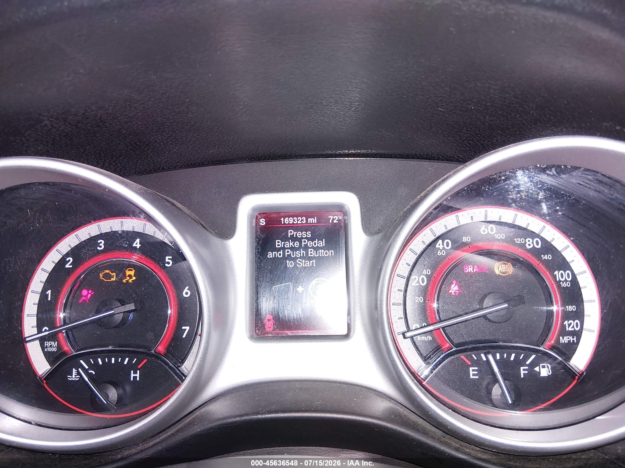 2014 Dodge Journey Sxt Orange vin: 3C4PDDBG4ET142379