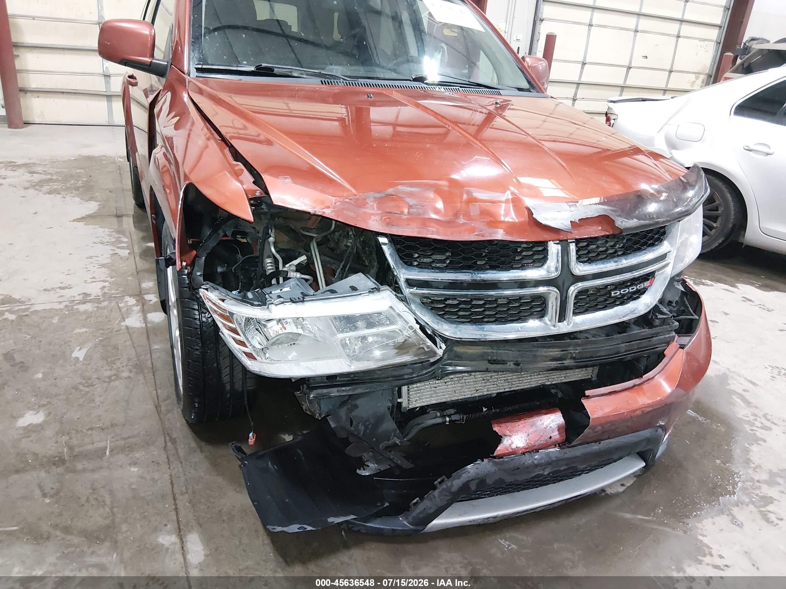2014 Dodge Journey Sxt Orange vin: 3C4PDDBG4ET142379