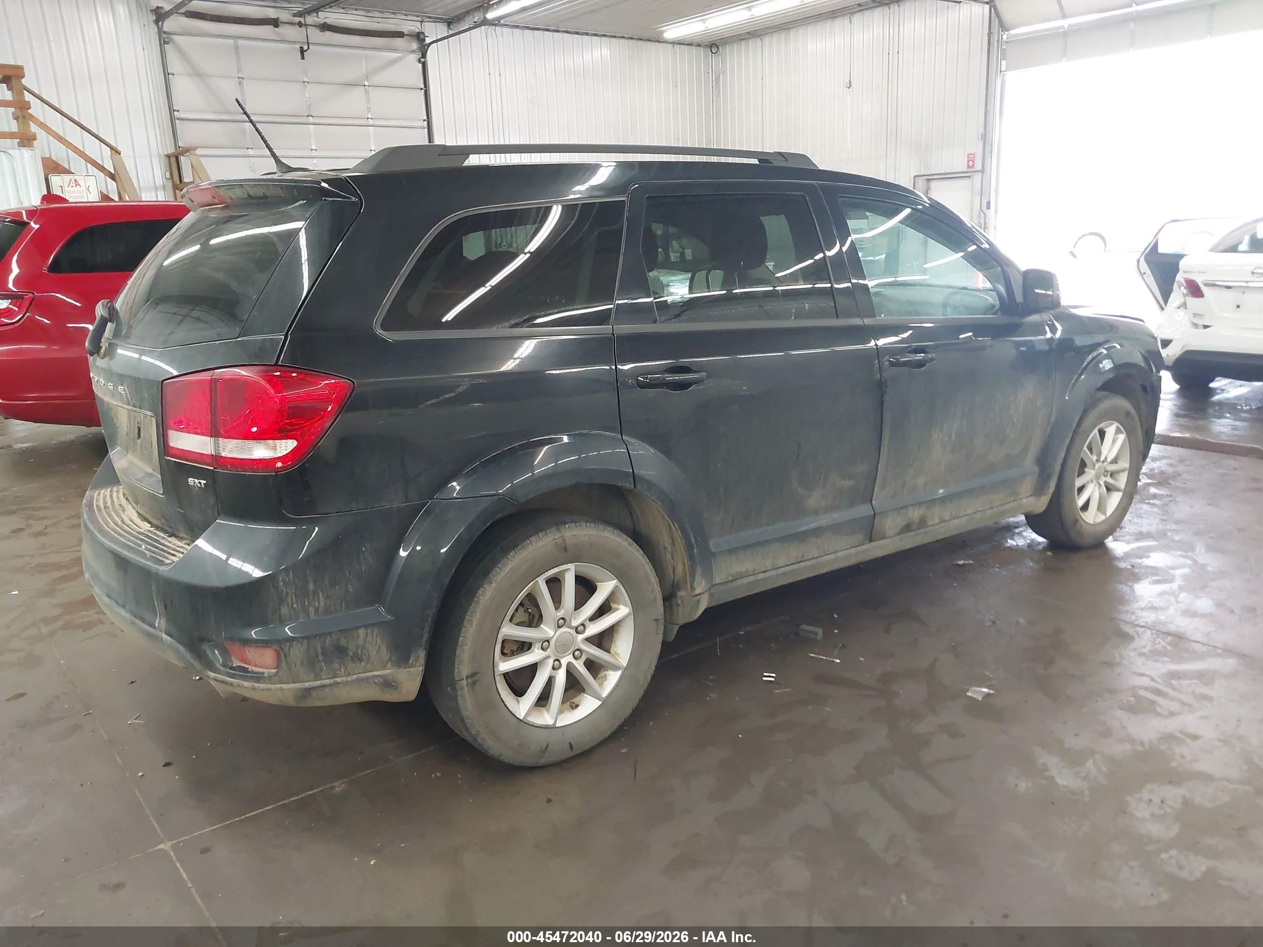 2014 Dodge Journey Sxt Black vin: 3C4PDDBG4ET175740