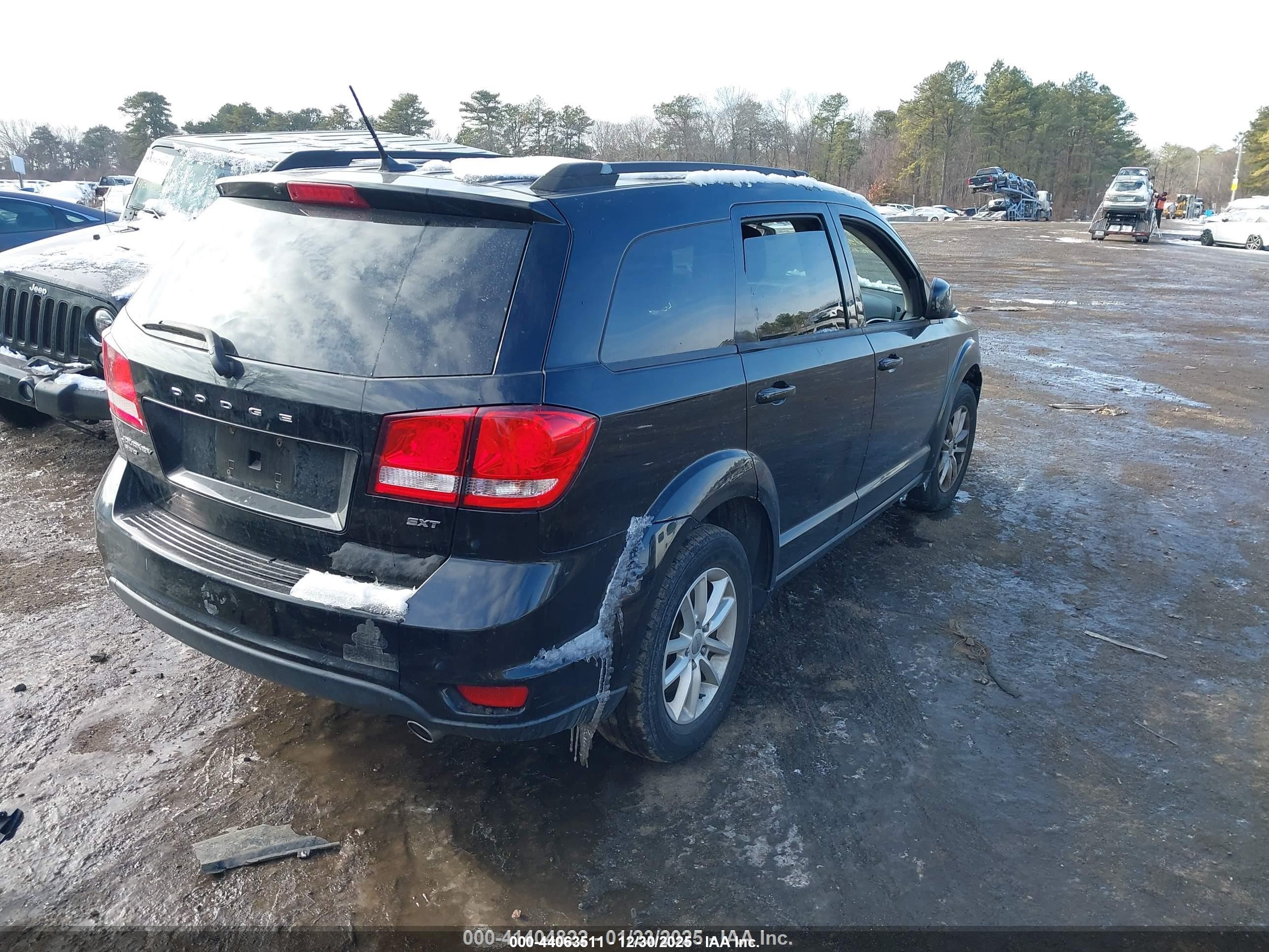 2014 Dodge Journey Sxt Black vin: 3C4PDDBG4ET211913