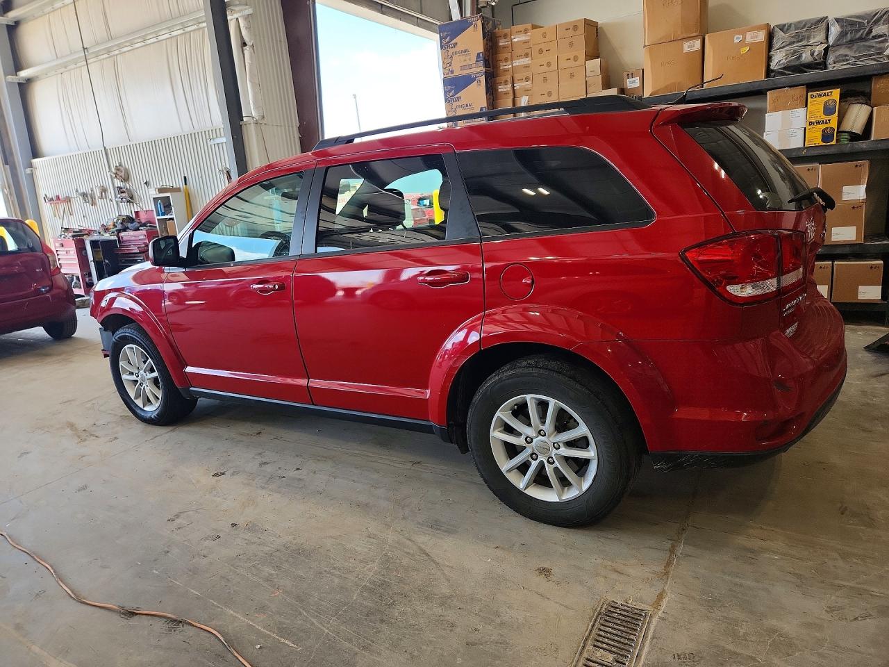 2014 Dodge Journey Sxt Red vin: 3C4PDDBG4ET290662