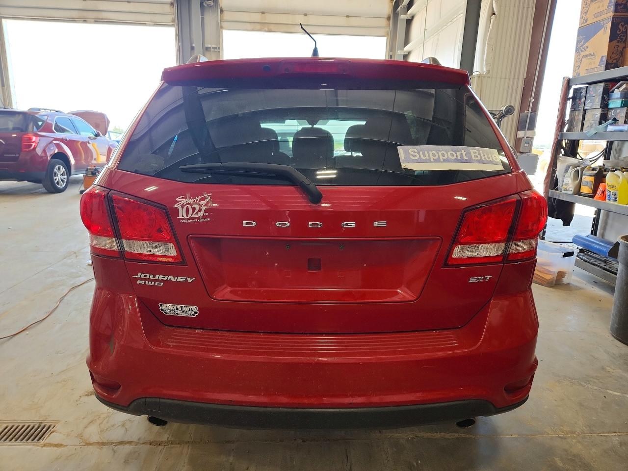 2014 Dodge Journey Sxt Red vin: 3C4PDDBG4ET290662
