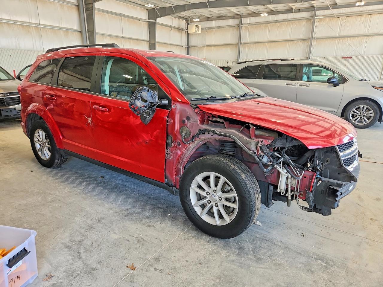 2014 Dodge Journey Sxt Red vin: 3C4PDDBG4ET290662
