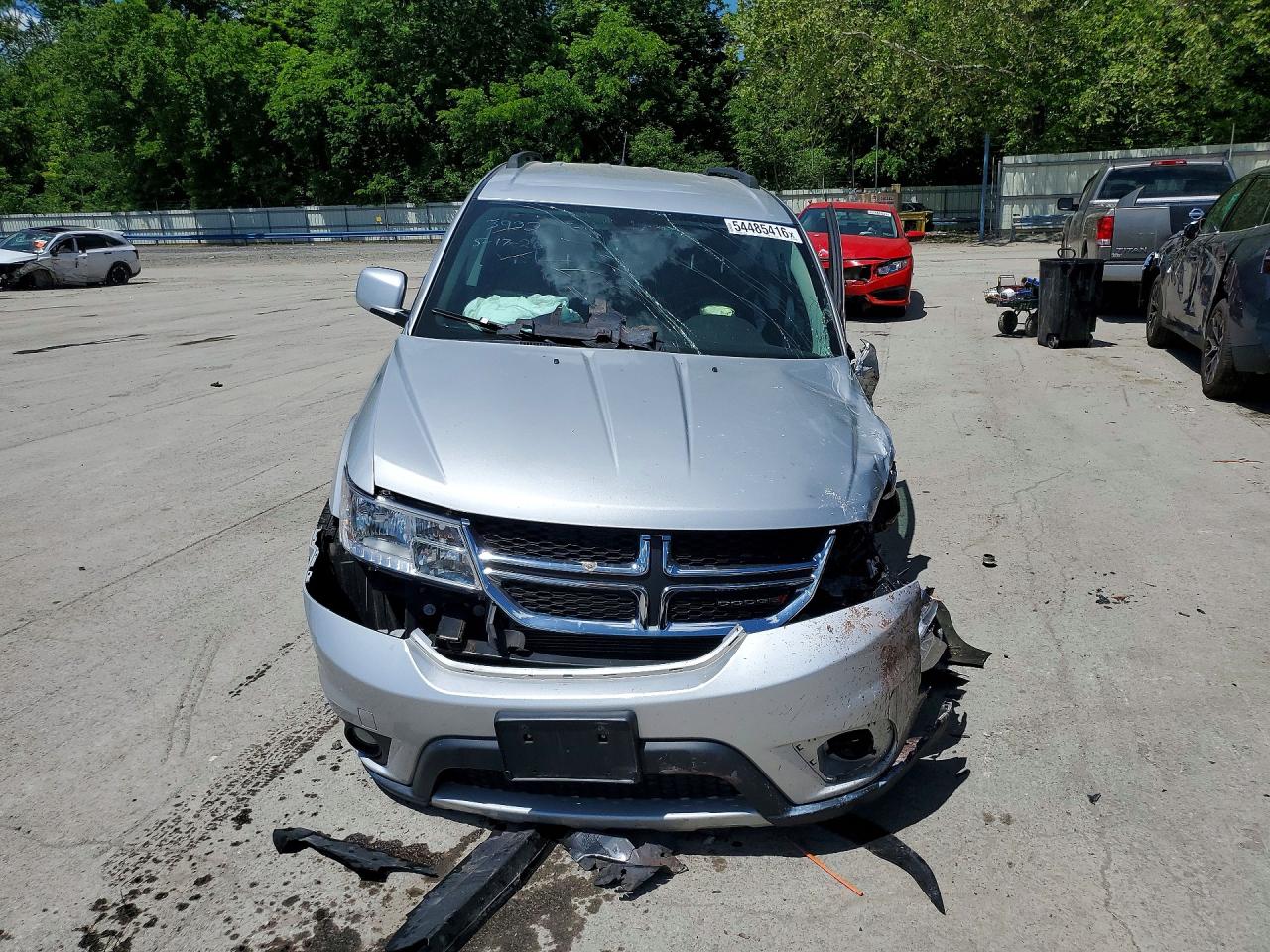 2014 Dodge Journey Sxt Silver vin: 3C4PDDBG4ET302289