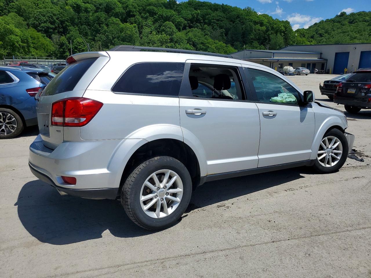 2014 Dodge Journey Sxt Silver vin: 3C4PDDBG4ET302289