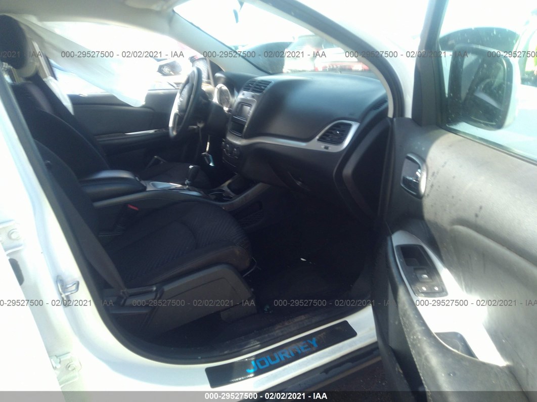 2017 Dodge Journey Sxt White vin: 3C4PDDBG4HT575382