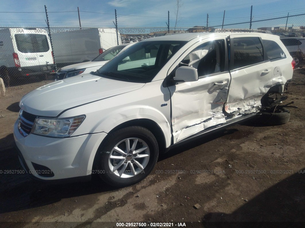 2017 Dodge Journey Sxt White vin: 3C4PDDBG4HT575382
