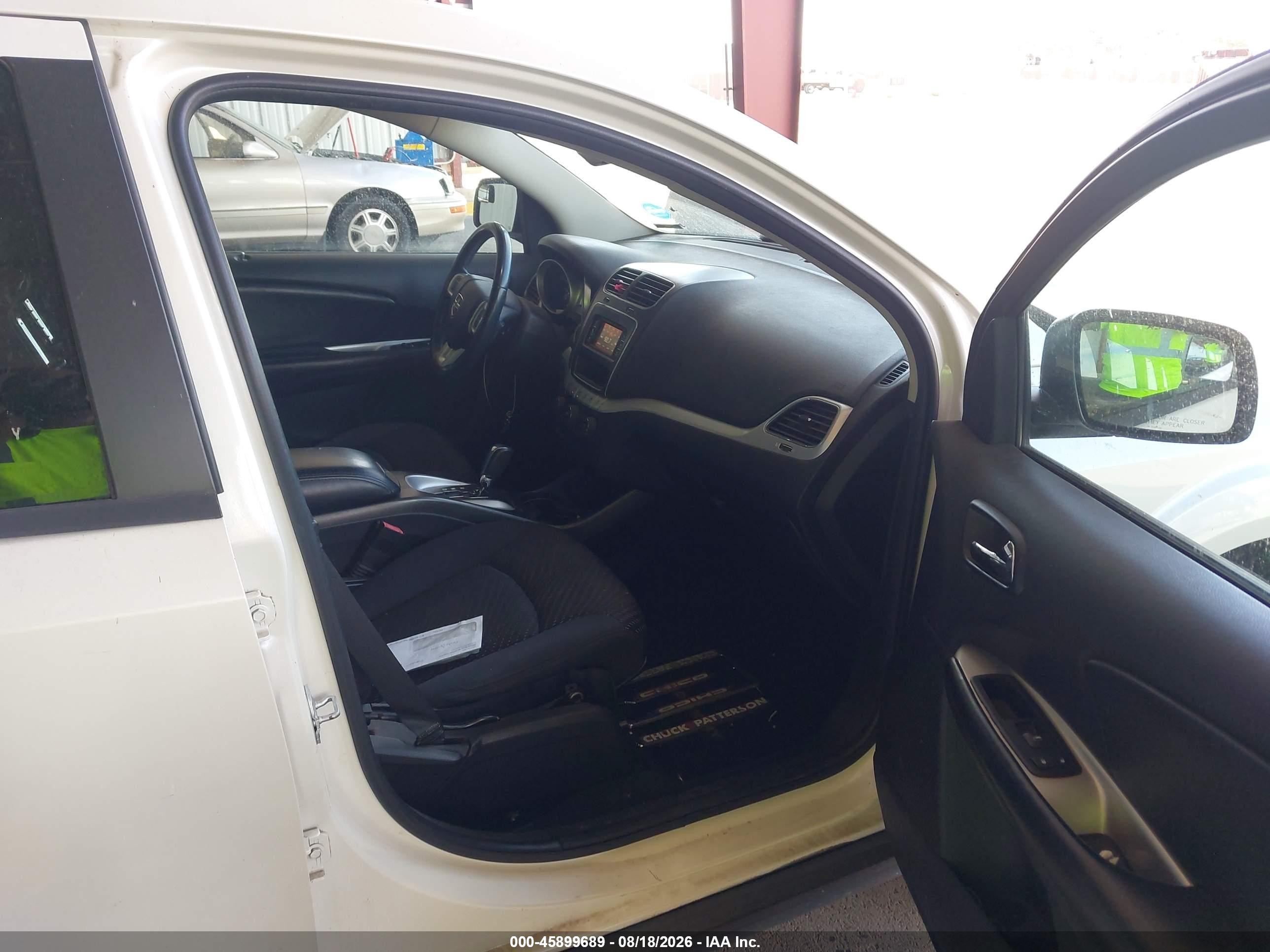 2012 Dodge Journey Sxt White vin: 3C4PDDBG5CT361963