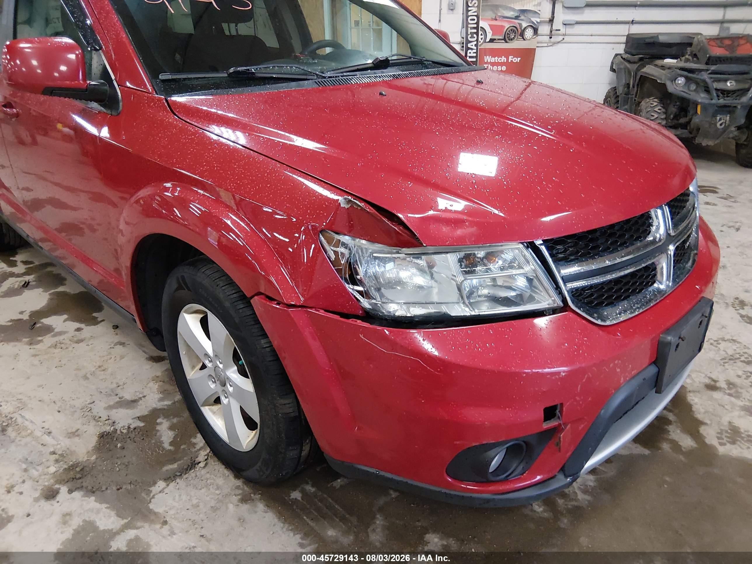 2012 Dodge Journey Sxt Red vin: 3C4PDDBG5CT369349