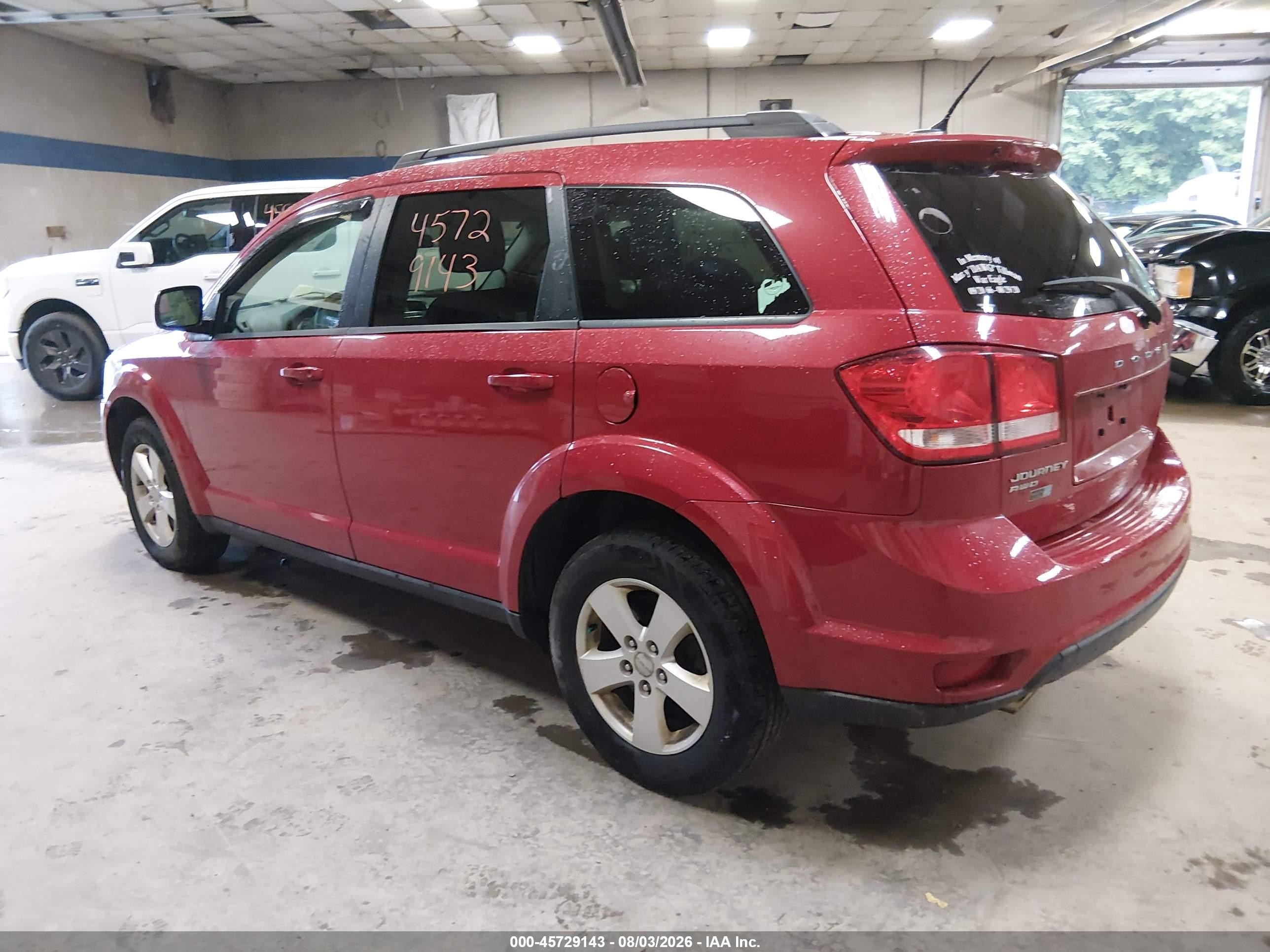 2012 Dodge Journey Sxt Red vin: 3C4PDDBG5CT369349