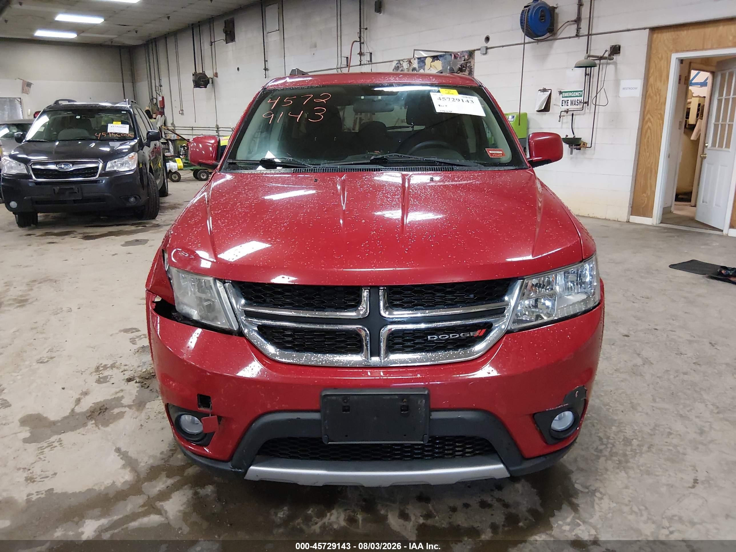 2012 Dodge Journey Sxt Red vin: 3C4PDDBG5CT369349