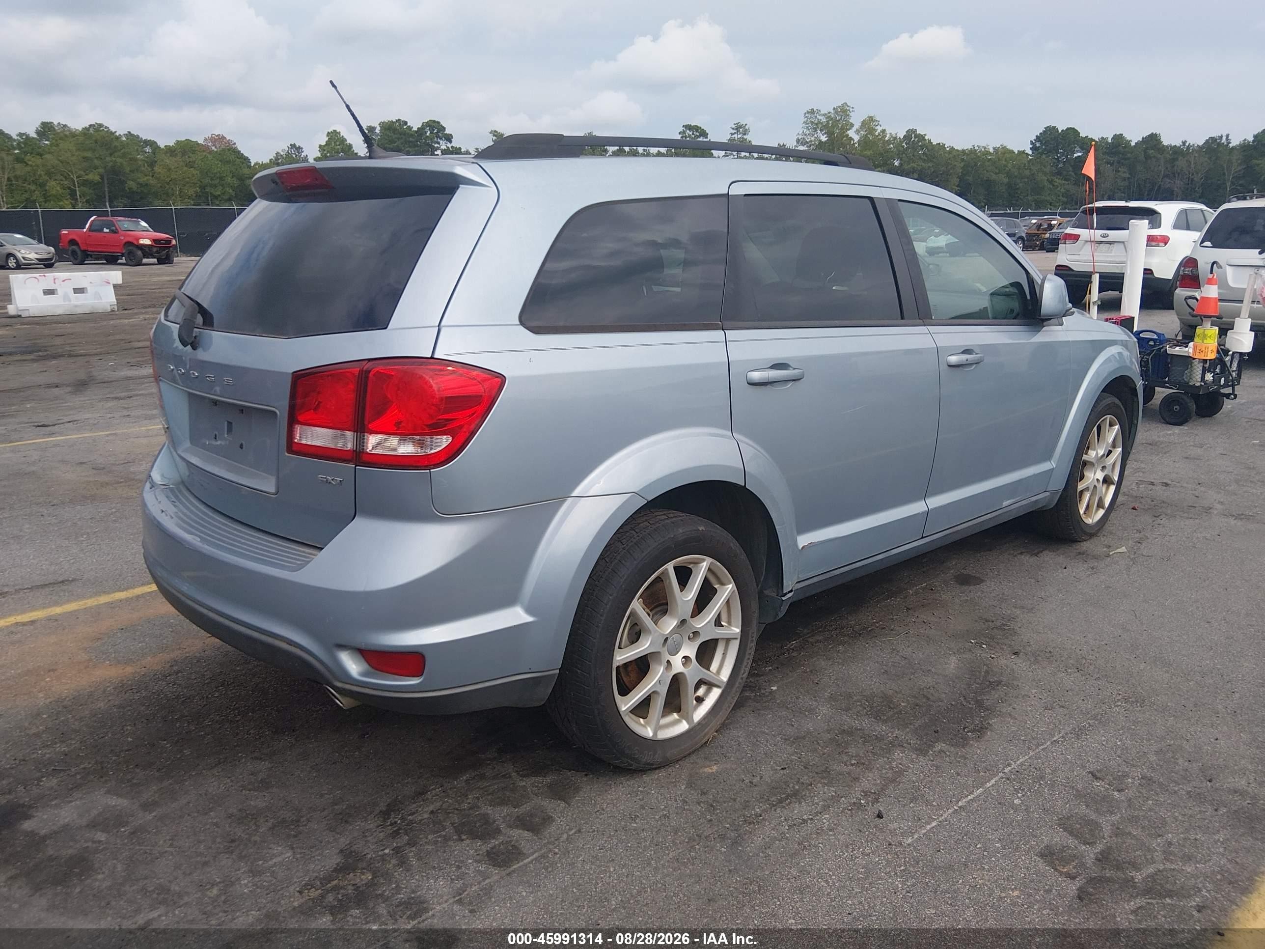 2013 Dodge Journey Sxt Синий vin: 3C4PDDBG5DT579290